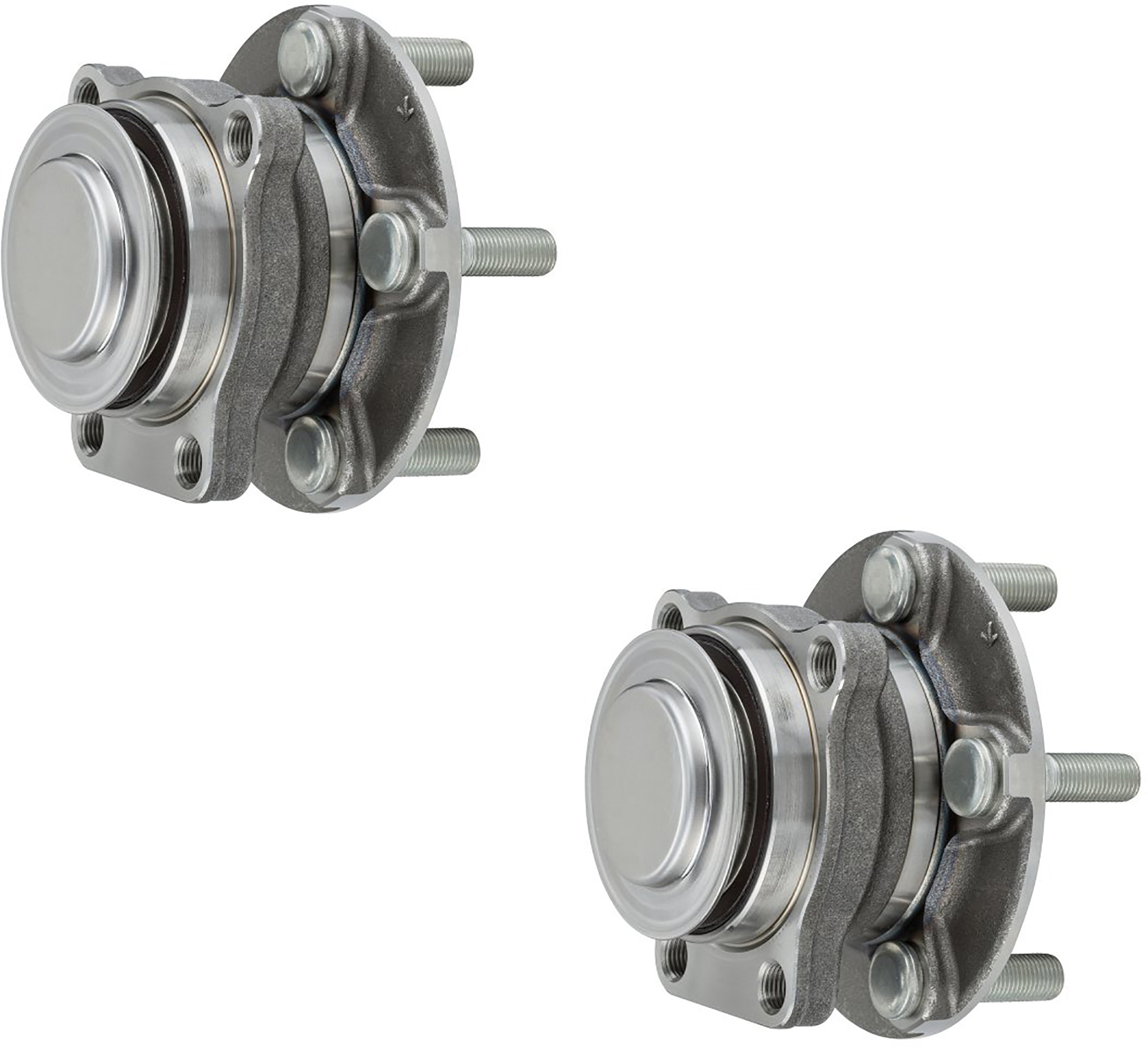 SET-MO513352-2 Front, Driver and Passenger Side Wheel Hub, 5 Lugs, With Bearing, 2.0L, 4Cyl, Problem Solver Series