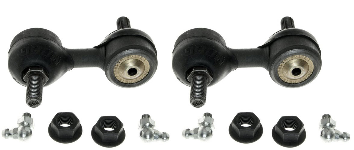SET-MOK750049-F Front, Driver and Passenger Side Sway Bar Link, Problem Solver Series