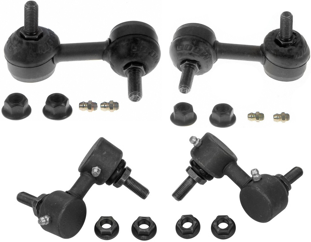 SET-MOK90452 Front and Rear, Driver and Passenger Side Sway Bar Link, Problem Solver Series