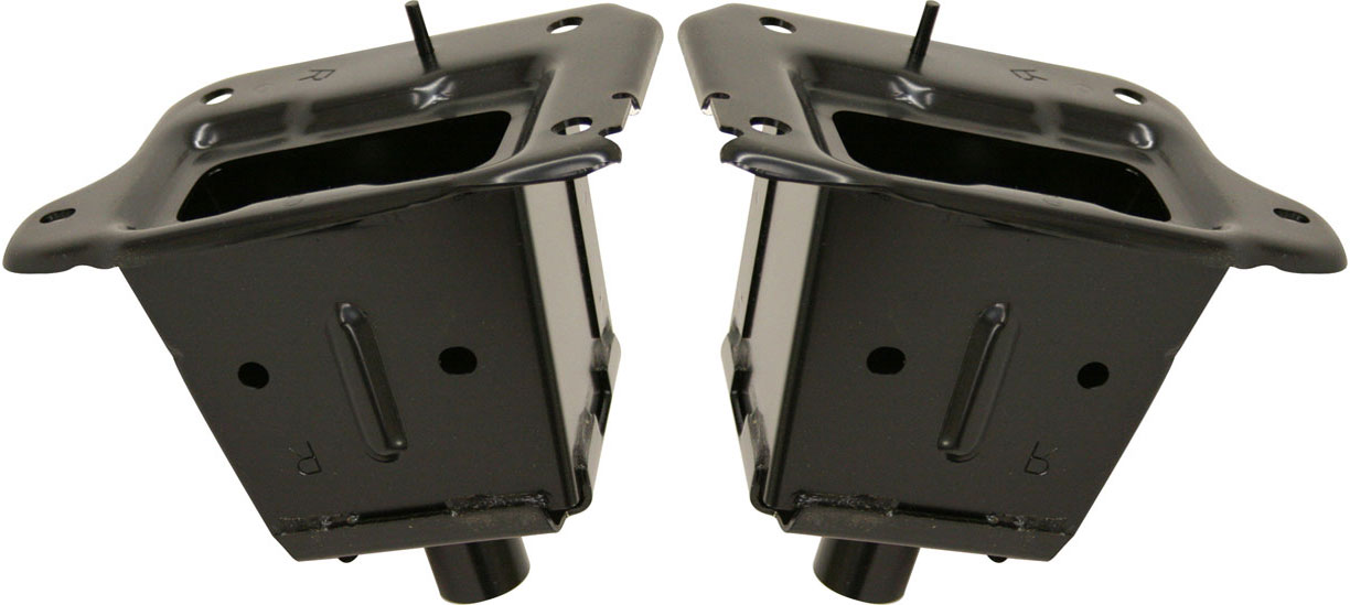 Front, Driver and Passenger Side Bumper Brackets, Stay Mounting