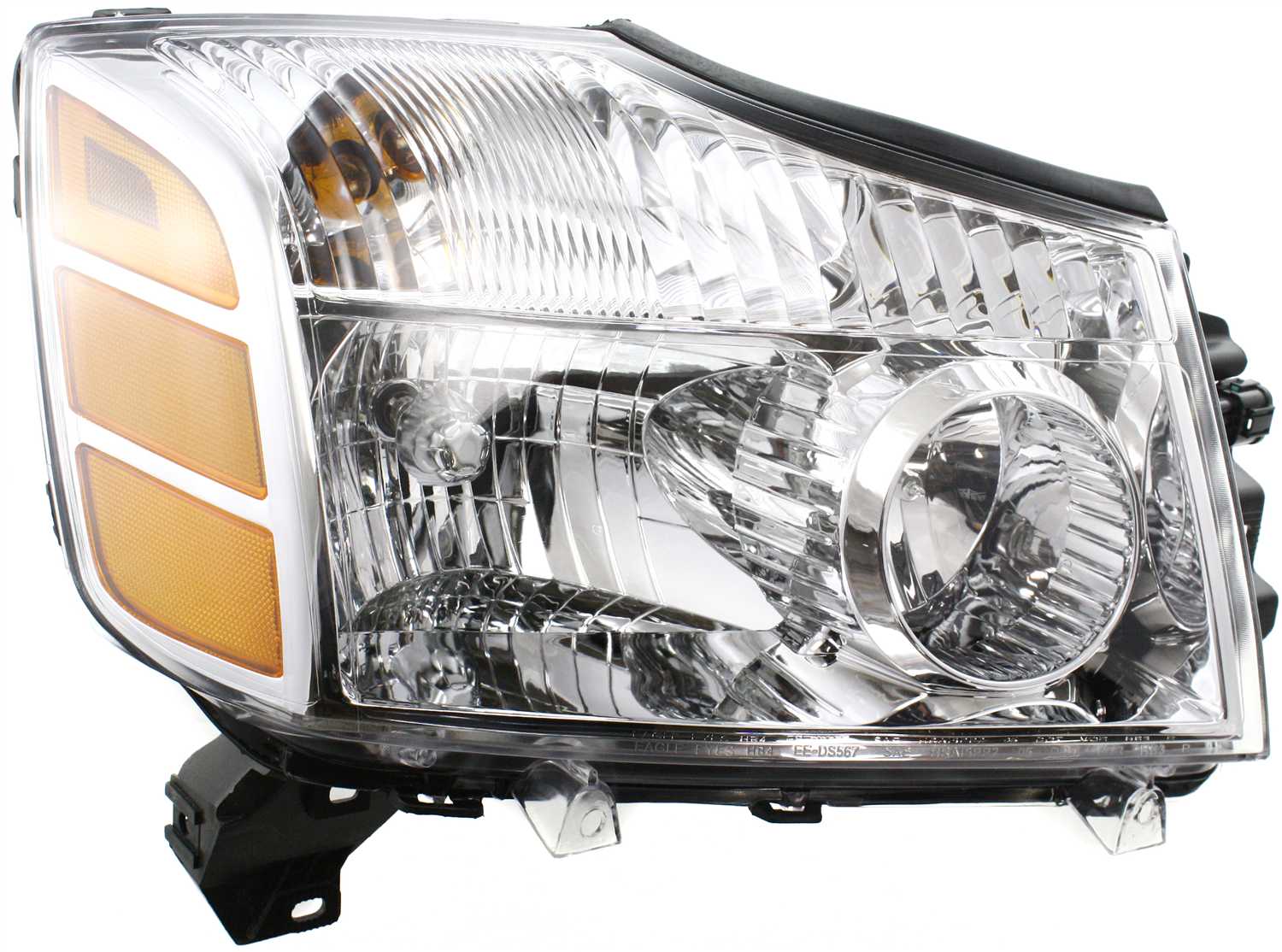 Driver and Passenger Side Halogen Headlight, With bulb(s), OE Comparable Finish - Image 2