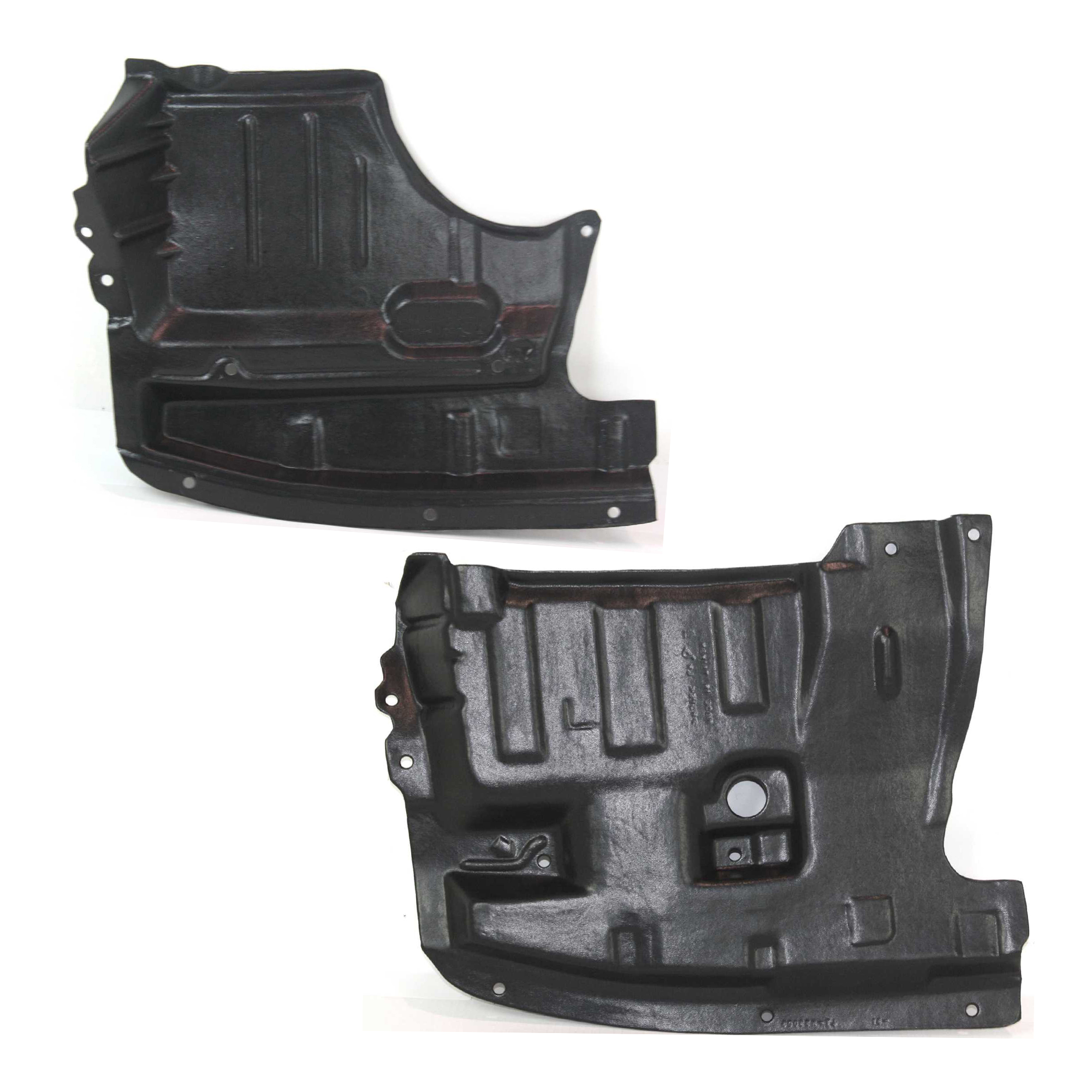 Front, Driver and Passenger Side Engine Splash Shields