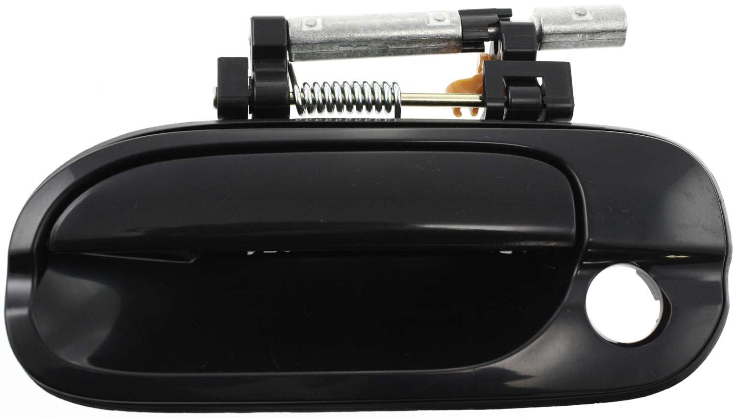 Front and Rear, Driver and Passenger Side Exterior Door Handles, Smooth Black, Front Driver and Passenger Side - With Key Hole; Rear Driver and Passenger Side - Without Key Hole - Image 2