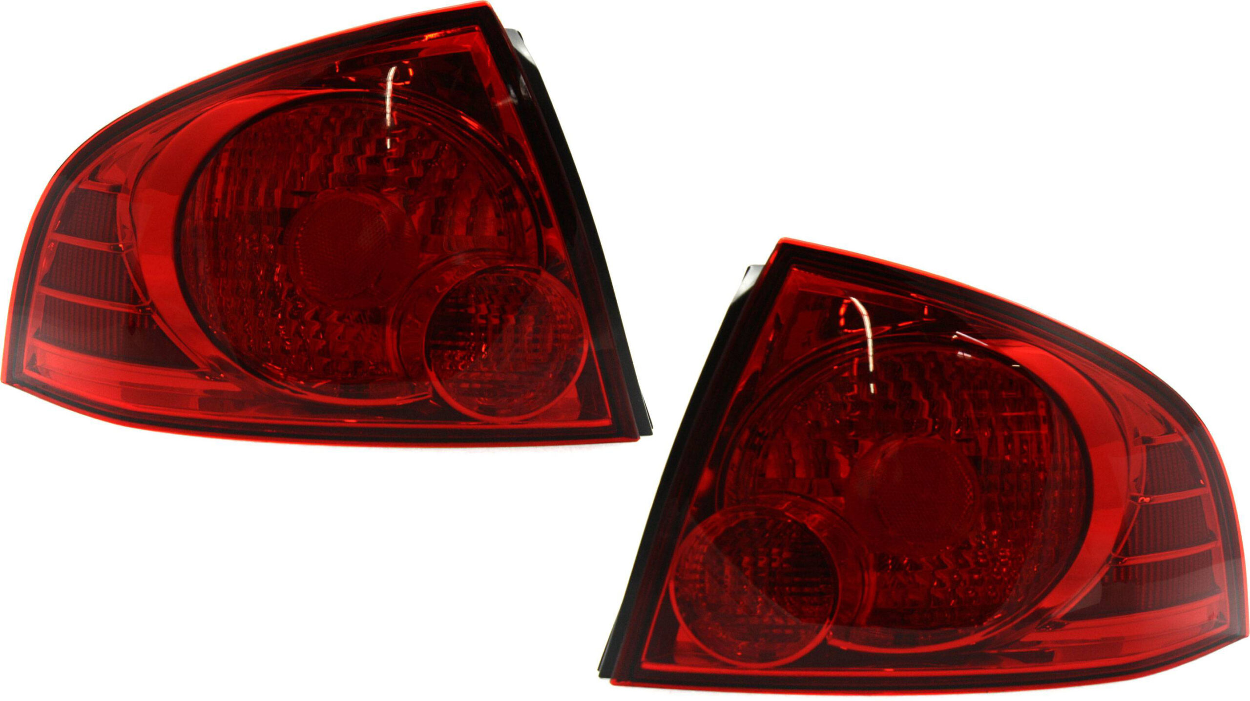 Driver and Passenger Side Halogen Tail Light, With bulb(s), OE Comparable Finish