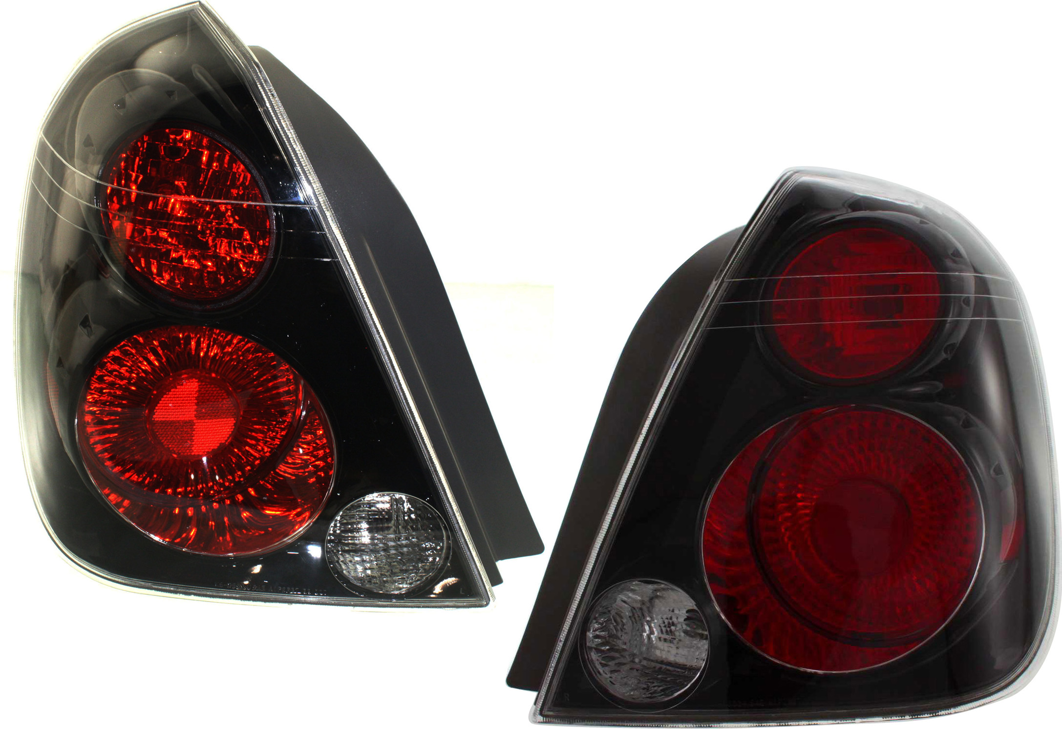 Driver and Passenger Side Halogen Tail Light, With bulb(s), OE Comparable Finish
