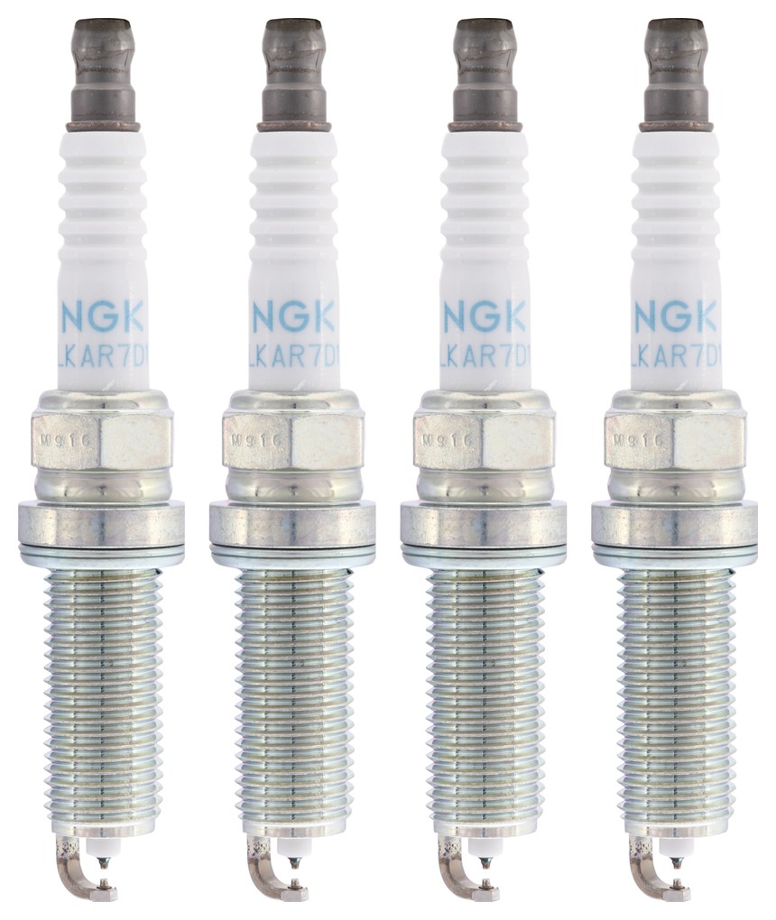 SET-NG90565-4 Spark Plug, 2.0L, 4Cyl, Set of 4, Laser Iridium Series
