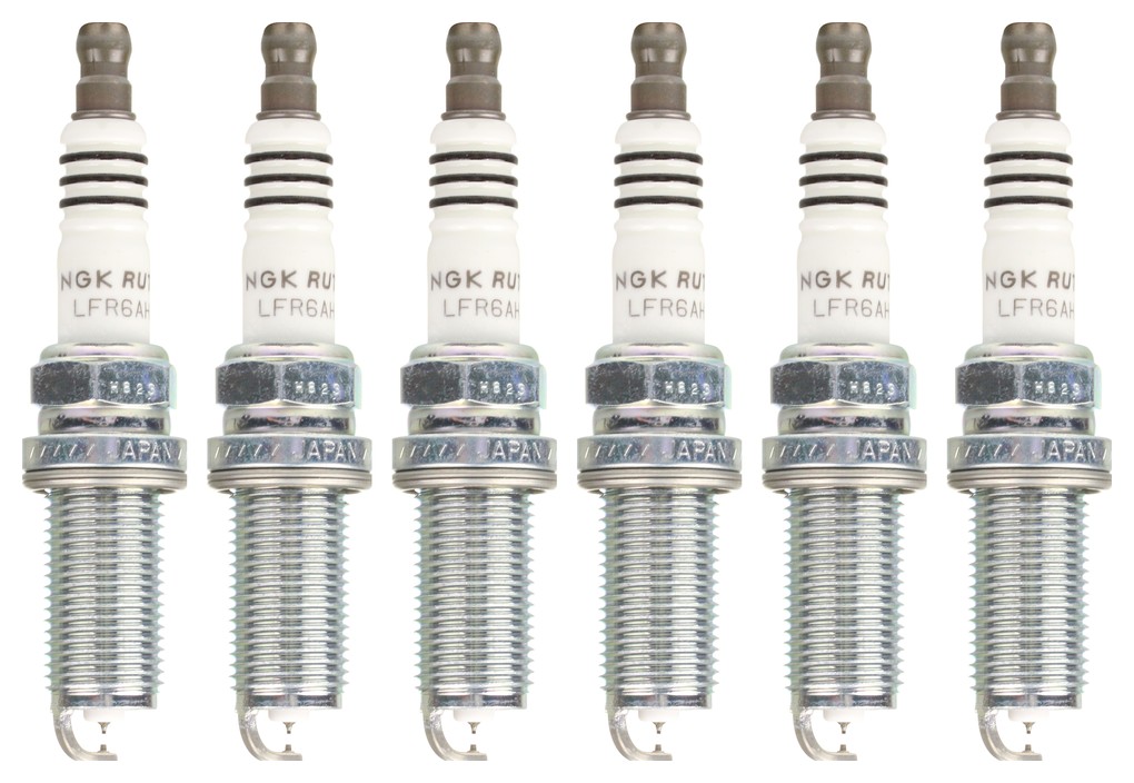 SET-NG94122-6 Spark Plug, Set of 6, Ruthenium HX Series