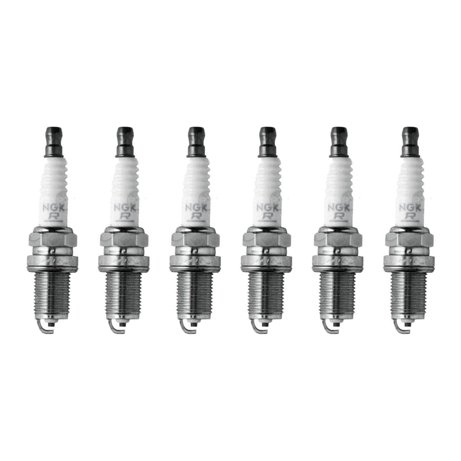 SET-NGBKR6E11-6 Spark Plug, Set of 6, V-Power Series