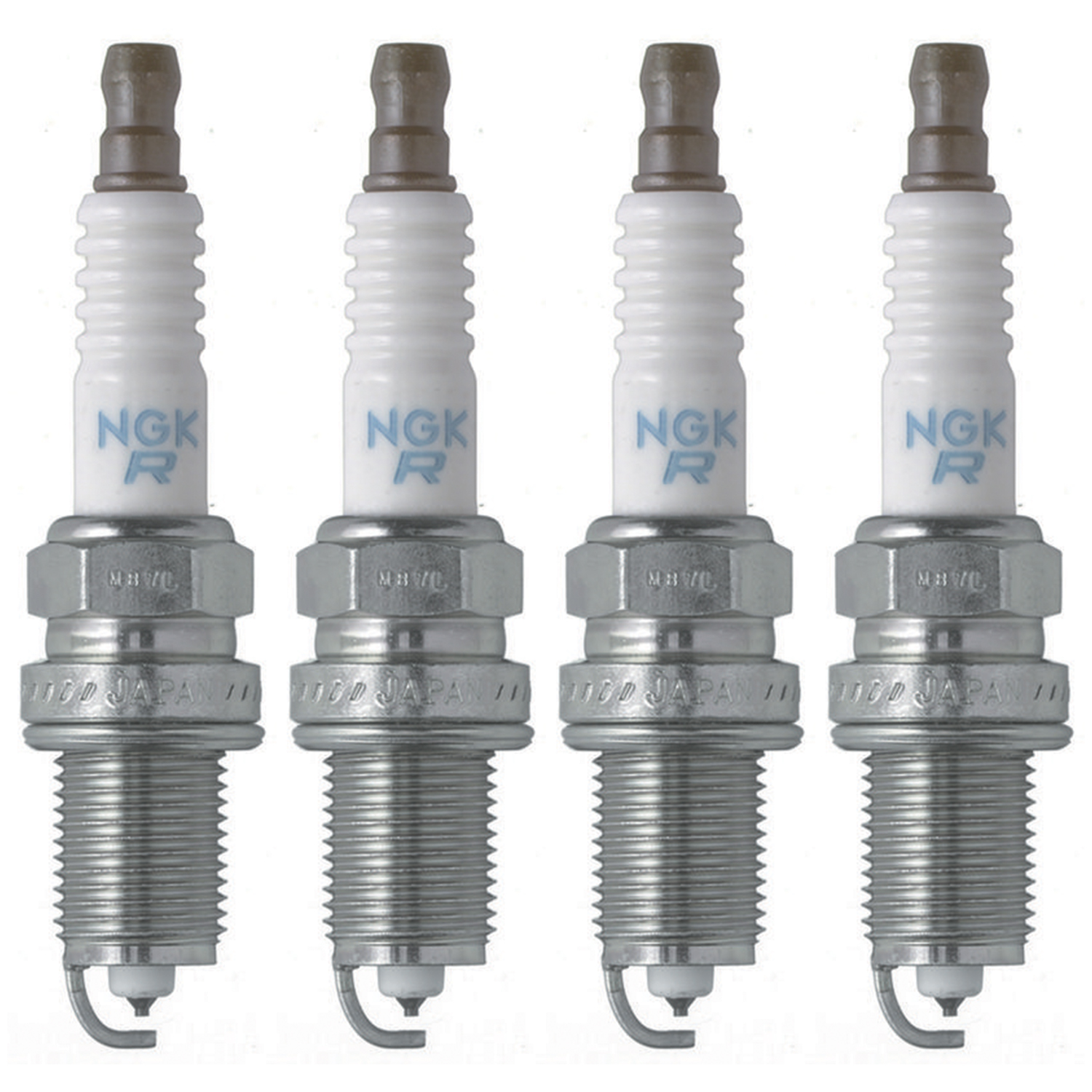 SET-NGBKR6EP11-4 Spark Plug, Set of 4, Laser platinum Series