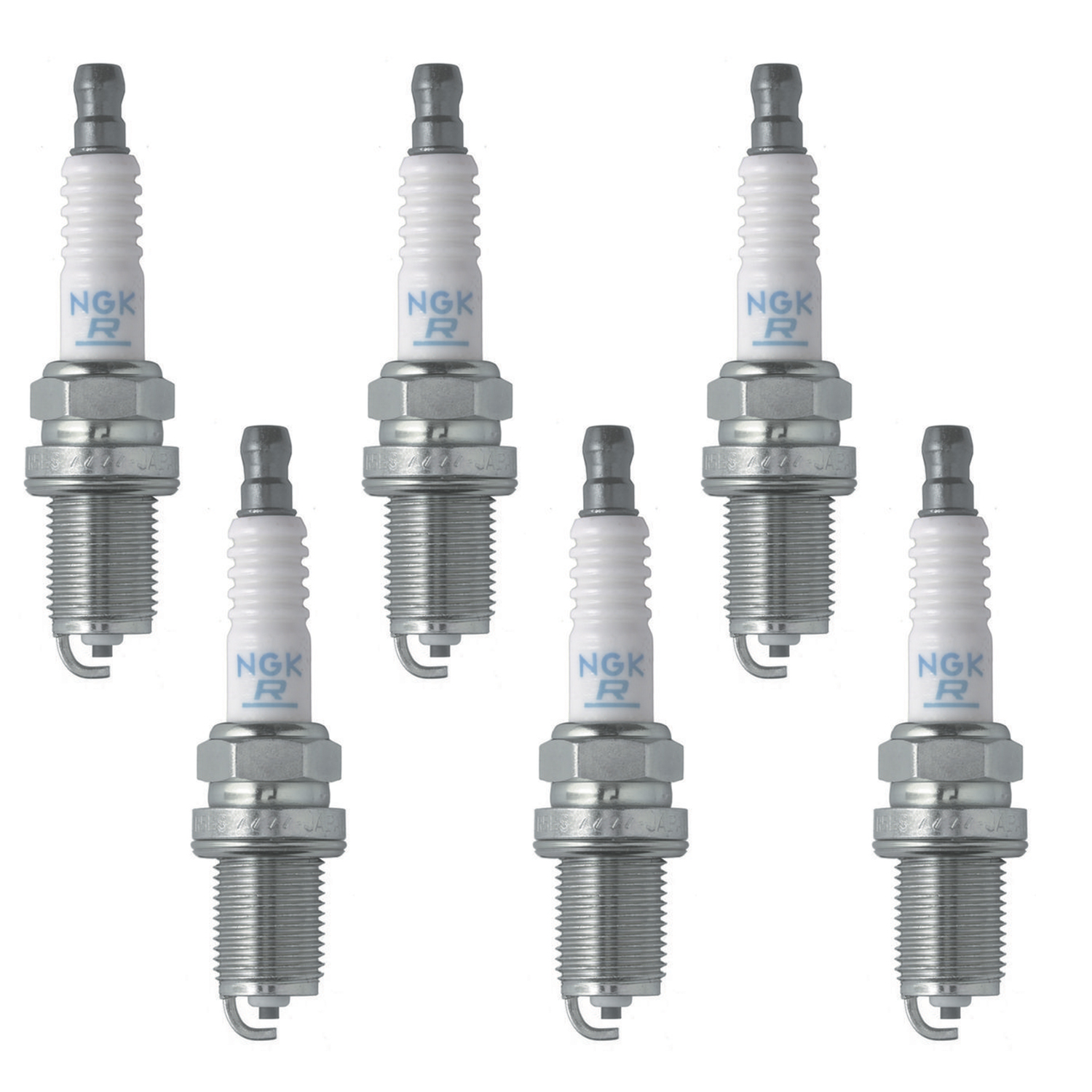 SET-NGBKR6ES11-6 Spark Plug, Set of 6, Standard Series
