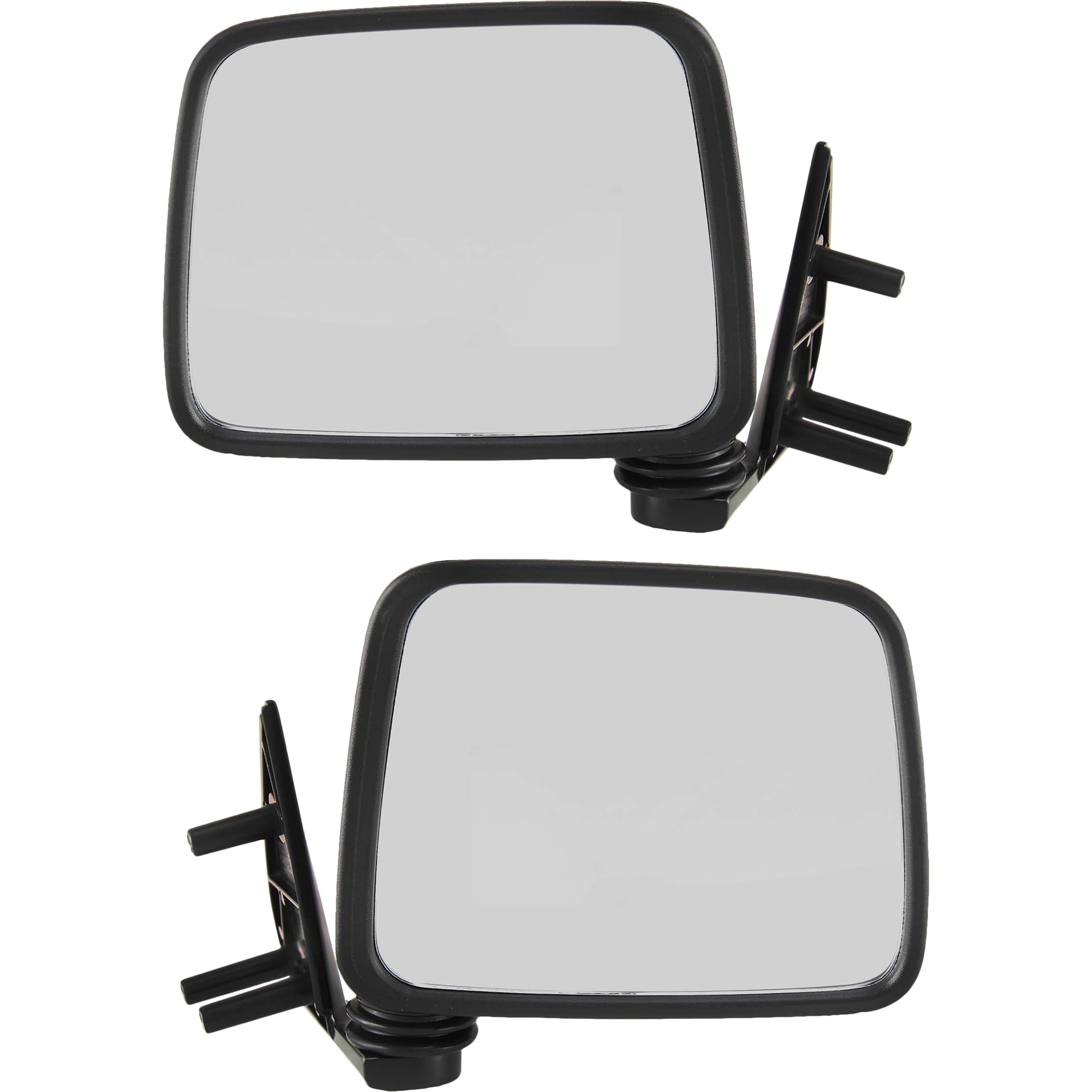Driver and Passenger Side Mirrors, Manual Adjust, Manual Folding, Non-Heated, Paintable, No Signal Light, No Memory, No Puddle Light, No Auto-Dimming, No Blind Spot Feature