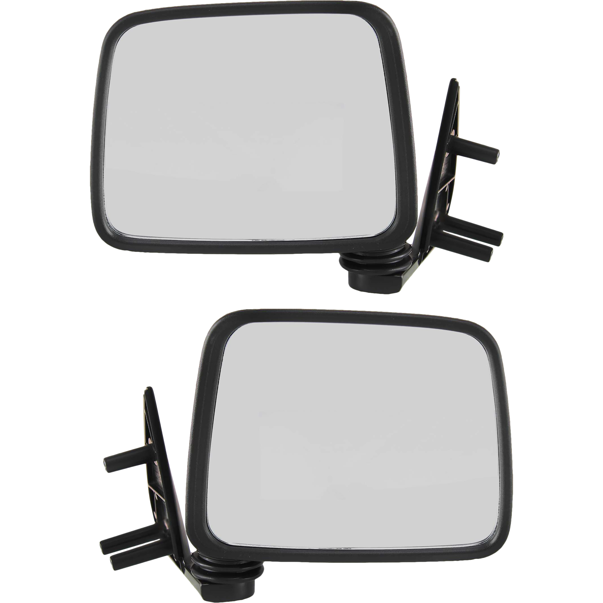 Driver and Passenger Side Mirrors, Manual Adjust, Manual Folding, Non-Heated, Paintable, No Signal Light, No Memory, No Puddle Light, No Auto-Dimming, No Blind Spot Feature - Image 2