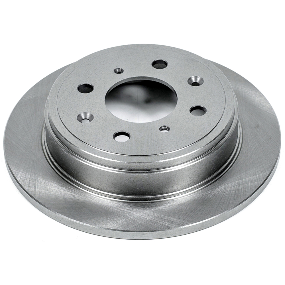 SET-P15JBR308-2 Rear Brake Disc, Natural Finish, Plain Surface, Vented, 4 Lugs, 239 mm, Autospecialty By Powerstop - Image 2