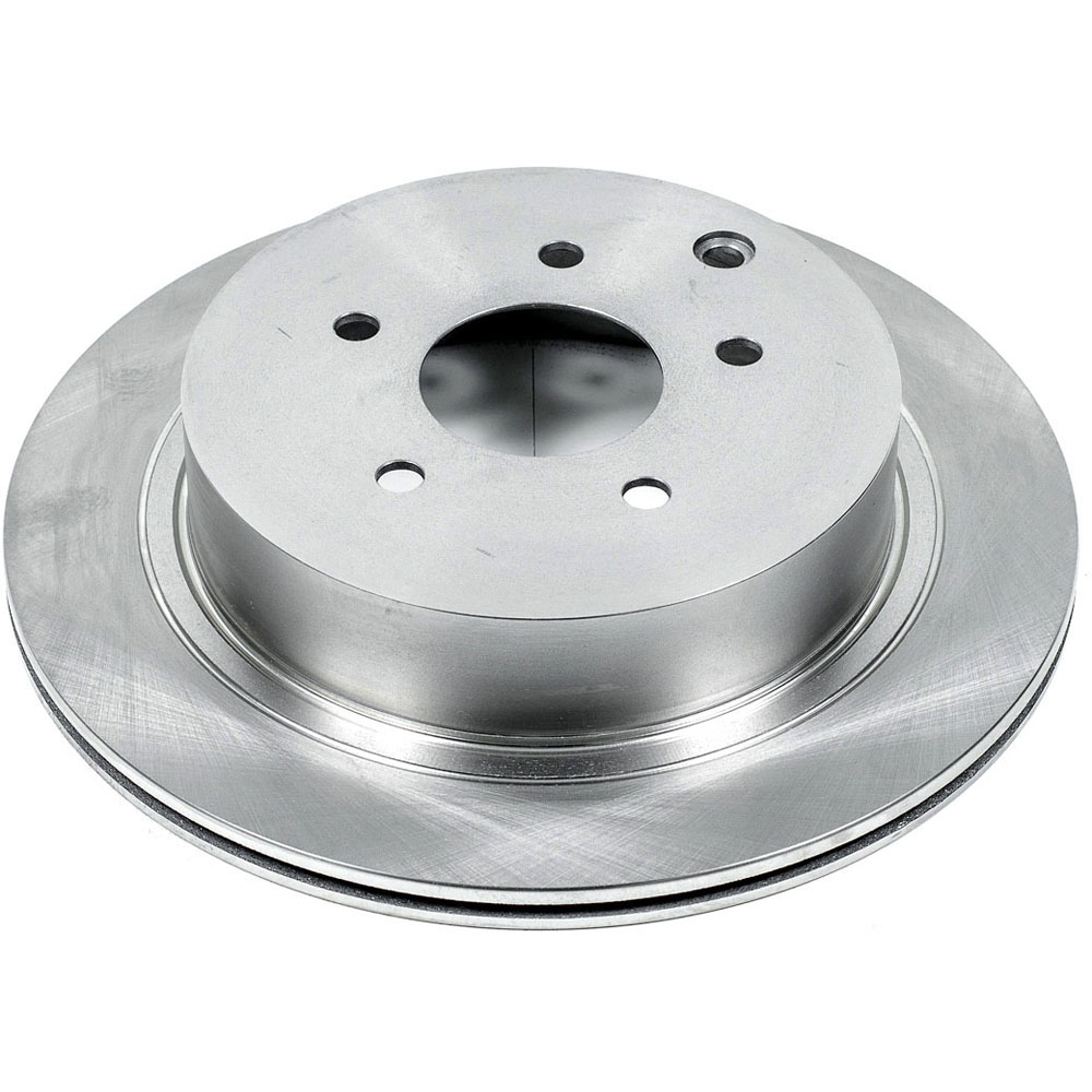 SET-P15JBR981-2 Rear Brake Disc, Natural Finish, Plain Surface, Vented, 5 Lugs, Autospecialty By Powerstop - Image 2