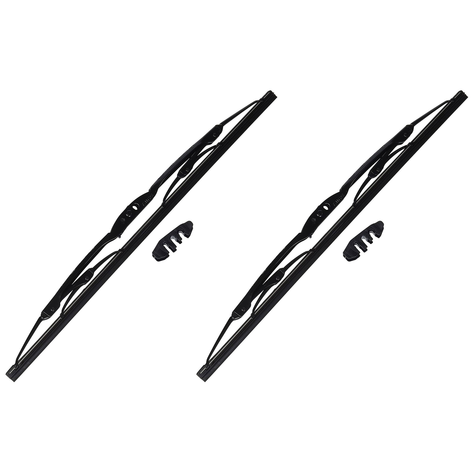 SET-R49RX30116-2 Front, Driver and Passenger Side Wiper Blade, Framed 16 in.