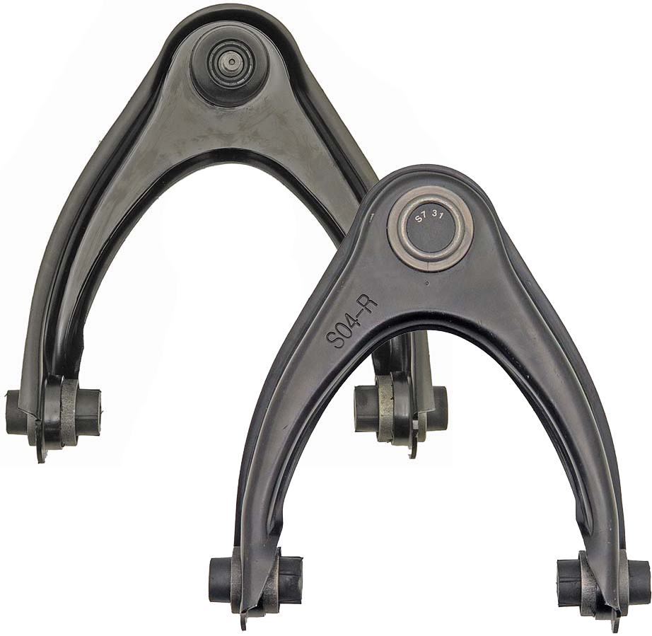SET-RB520670 Front, Driver and Passenger Side, Upper Control Arm, With ball joint(s), 1.6L, 4Cyl, Steel