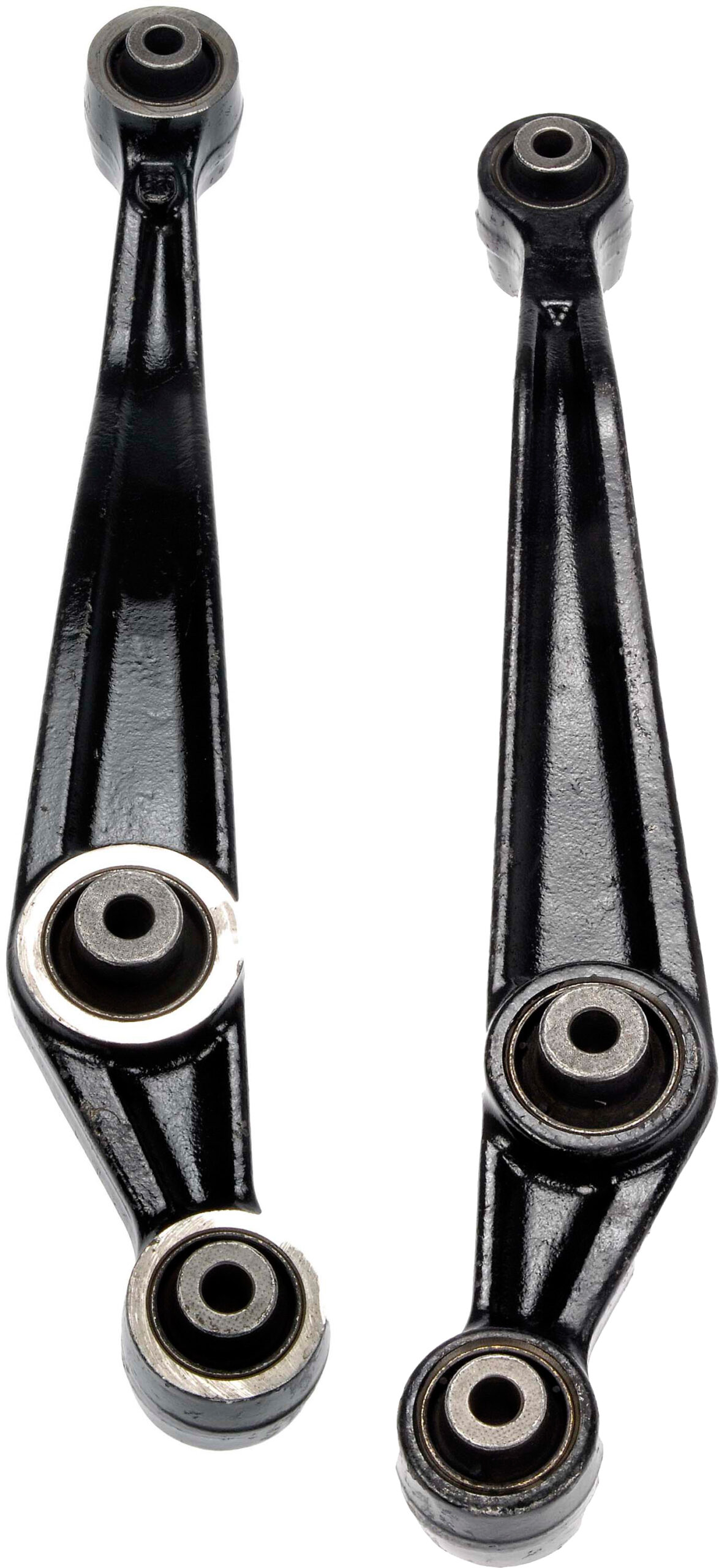 SET-RB521450 Rear, Driver and Passenger Side, Lower, Rearward Control Arm, Without ball joint(s), Steel