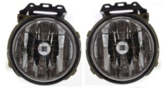 Front, Driver and Passenger Side Fog Lights, With Bulb(s), Halogen