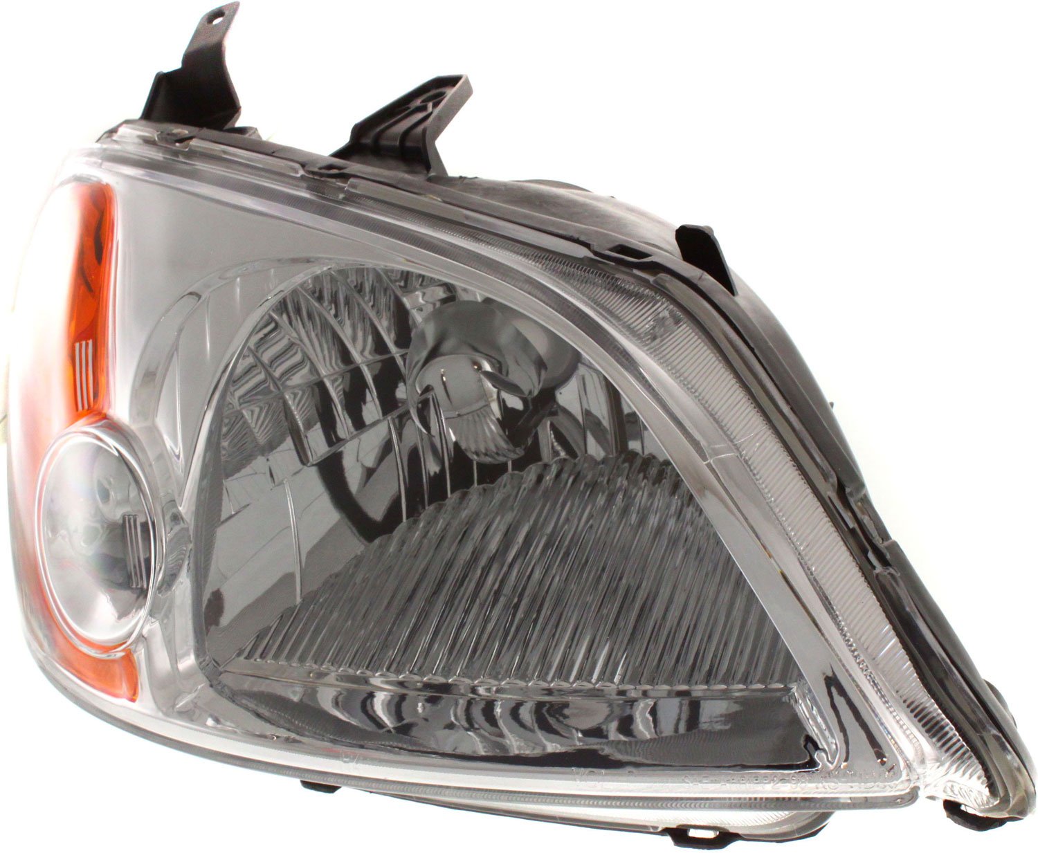 Driver and Passenger Side Headlights, without Bulbs, Halogen, 4-Door, Sedan - Image 4