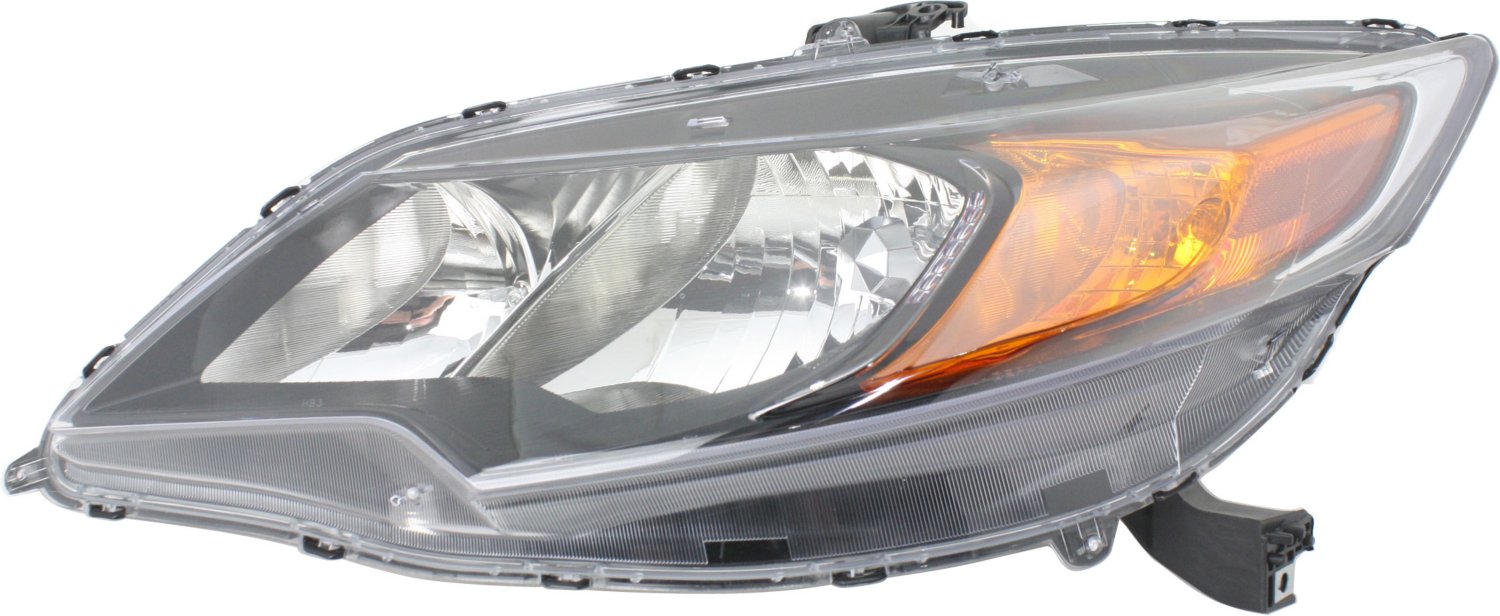 Driver and Passenger Side Headlights, with Bulbs, Halogen, Coupe - Image 2