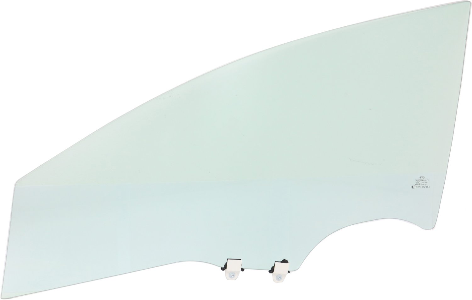 Front, Driver and Passenger Side Door Glasses, Green Tint, 4-Door, Sedan, Replaces NAGS No. FD22693 GTYN, FD22694 GTYN - Image 2