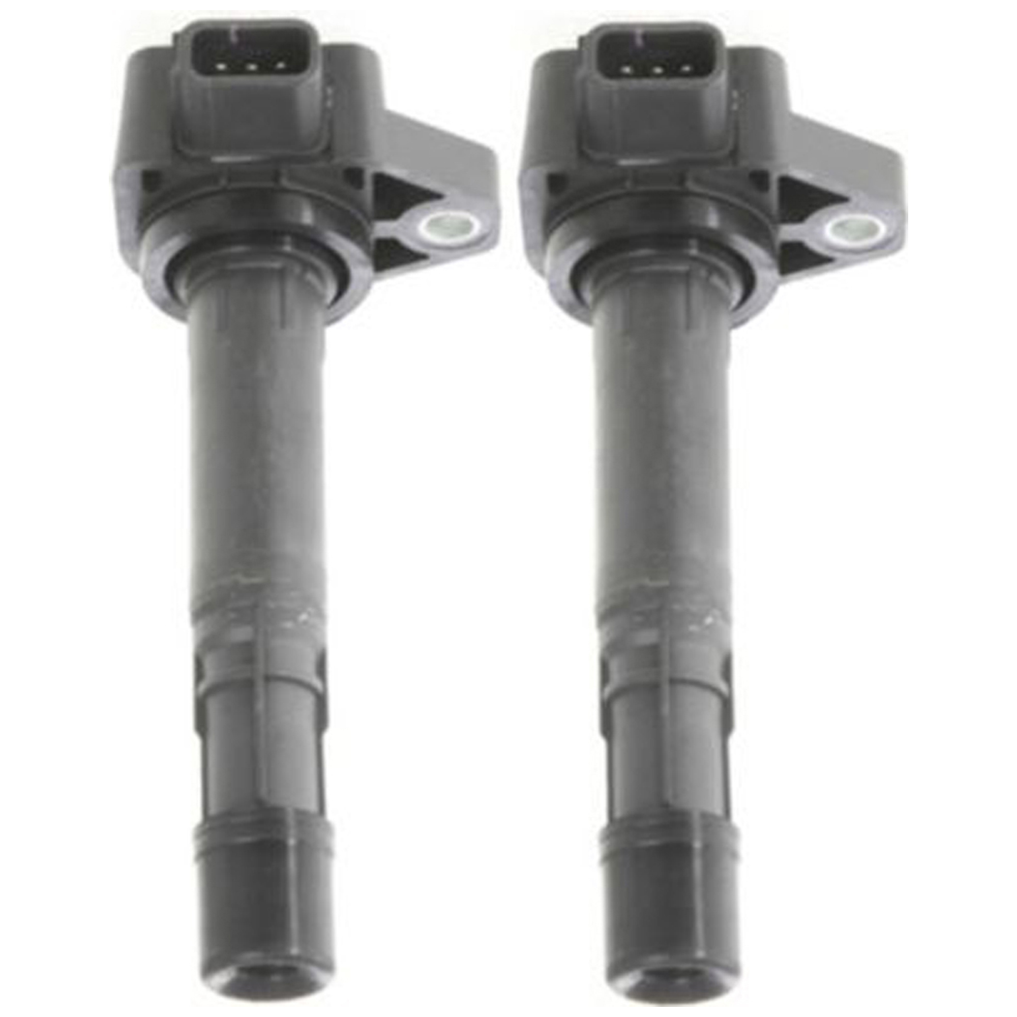 Ignition Coil, 3 Male Terminals, Blade Terminal Type, Female Connector, 12V, Set of 2