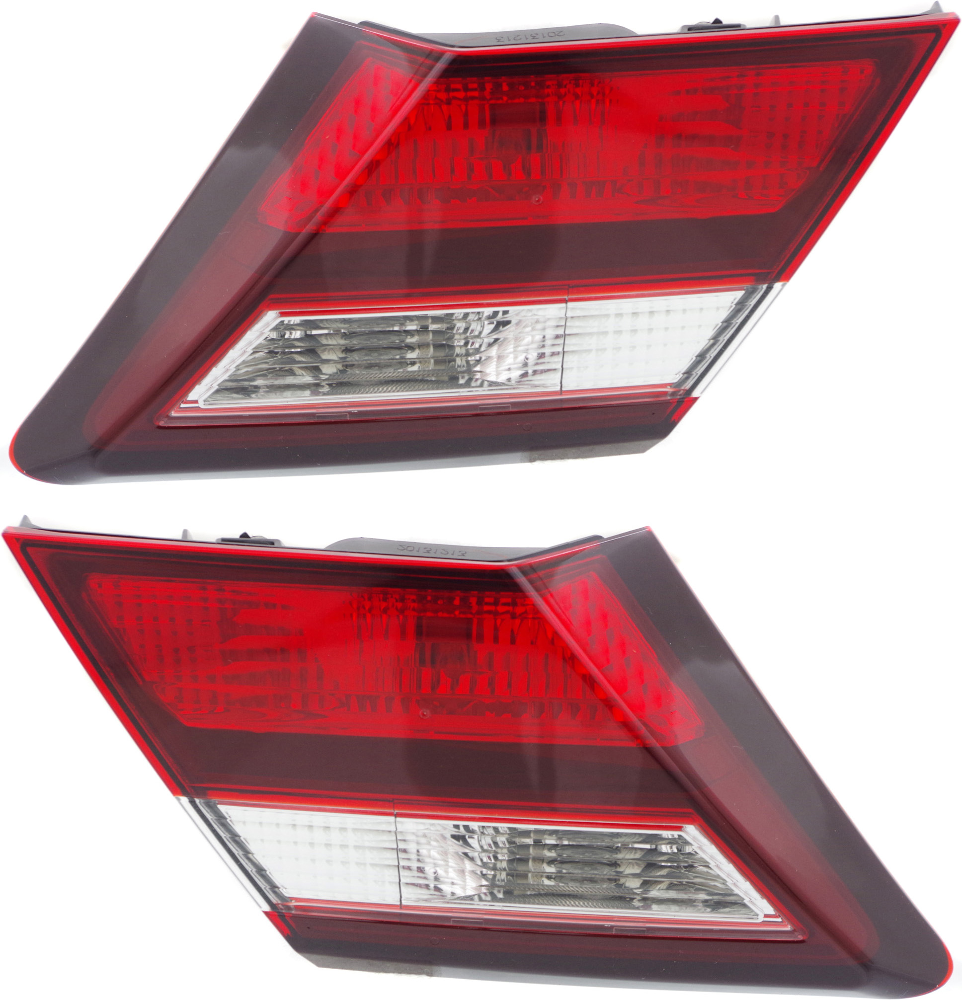 Driver and Passenger Side, Inner Halogen Tail Light, With bulb(s), OE Comparable Finish, CAPA Certified