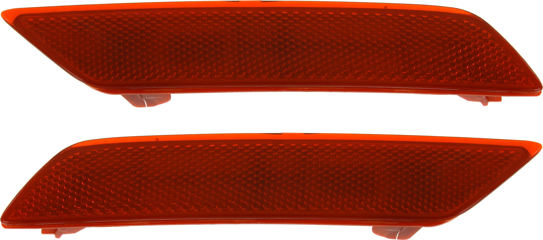 Rear, Driver and Passenger Side Bumper Reflector, CAPA Certified