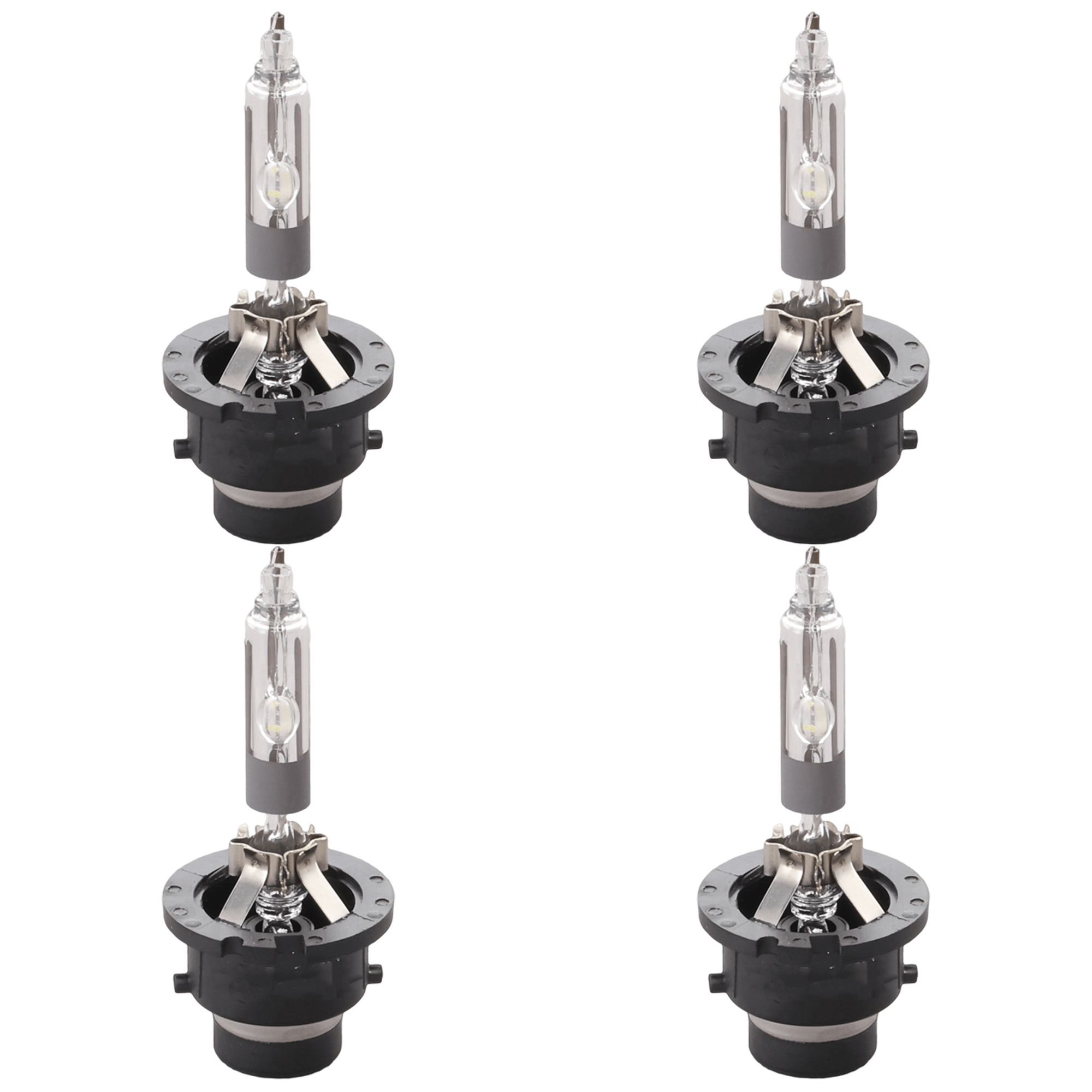 Driver and Passenger Side HID/Xenon D2R Headlight Bulb Low Beam, Set of 4 - Image 2