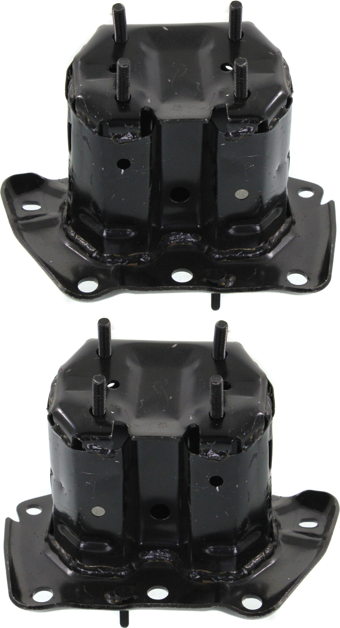 Front, Driver and Passenger Side Bumper Brackets, Mounting Stay