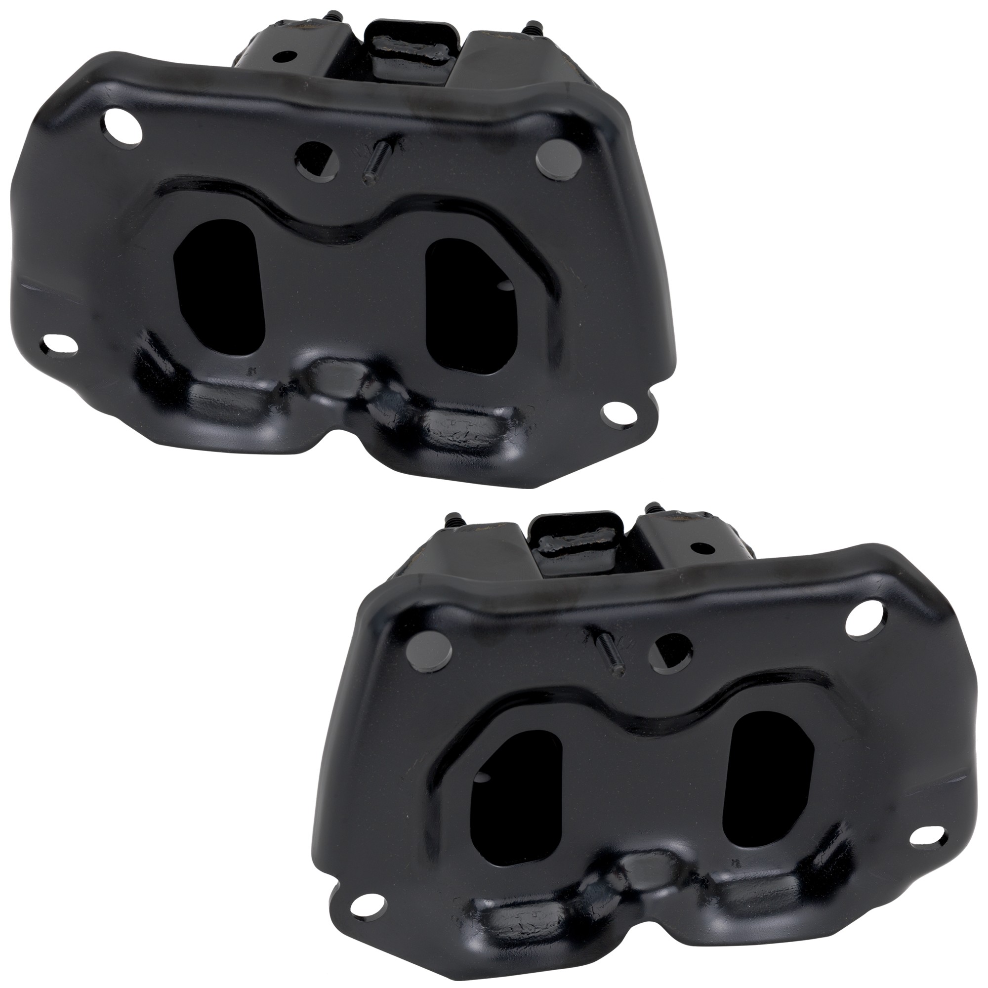 Front, Driver and Passenger Side Bumper Brackets, Mounting Stay, CAPA CERTIFIED