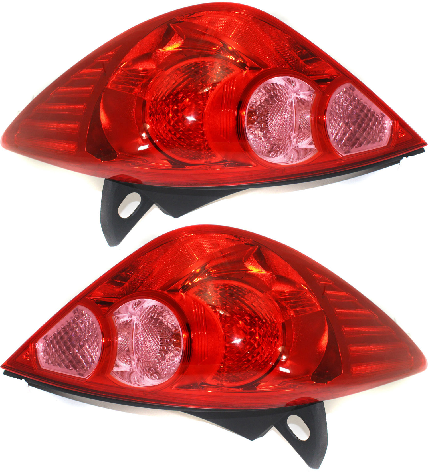 Driver and Passenger Side Halogen Tail Light, With bulb(s), OE Comparable Finish