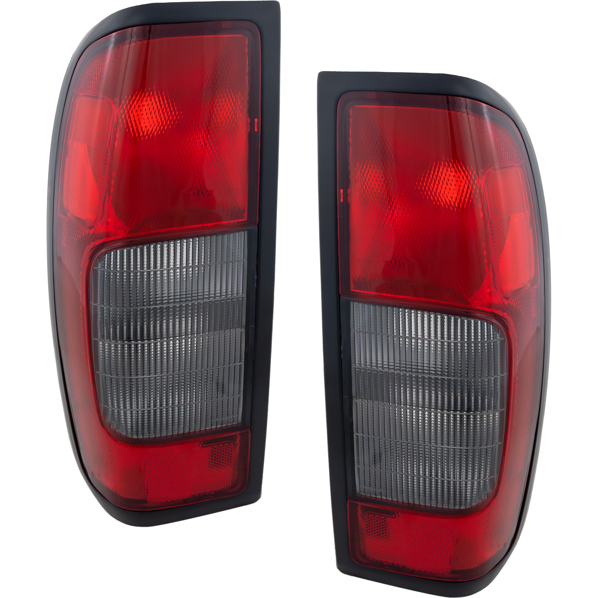 Driver and Passenger Side Halogen Tail Light, Without bulb(s), OE Comparable Finish