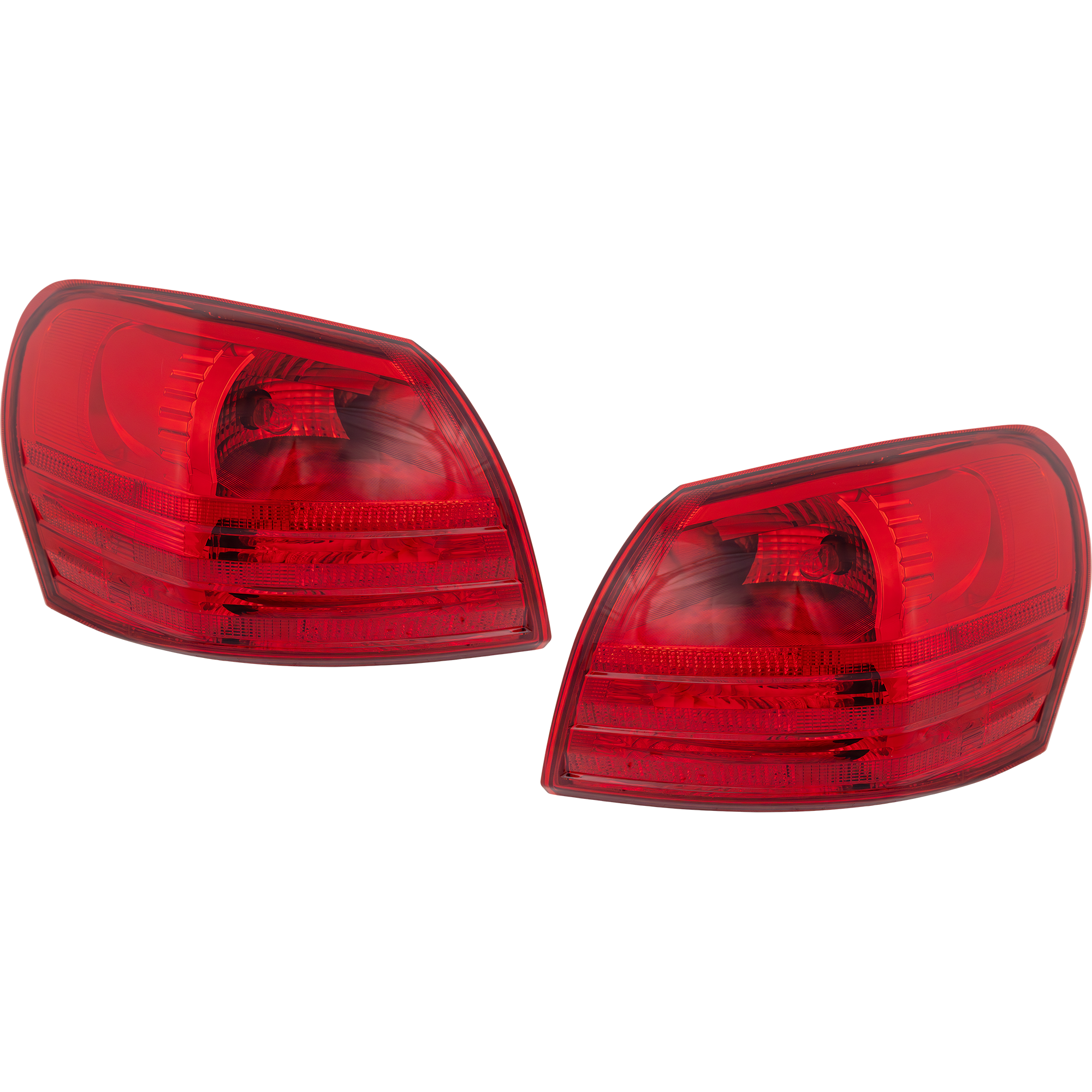 Driver and Passenger Side, Outer Tail Lights, with Bulbs, Halogen, Mounts on Body - Image 2