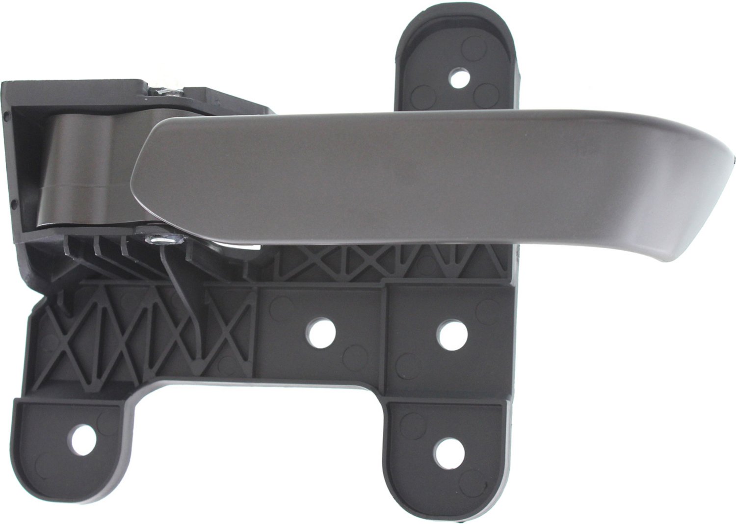 Front or Rear, Driver and Passenger Side Interior Door Handles, Gray, Without Door Lock Hole - Image 2