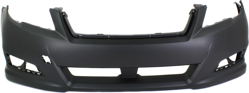 Front and Rear Primed Bumper Cover, Without parking aid sensor holes, With tow hook hole - Image 2