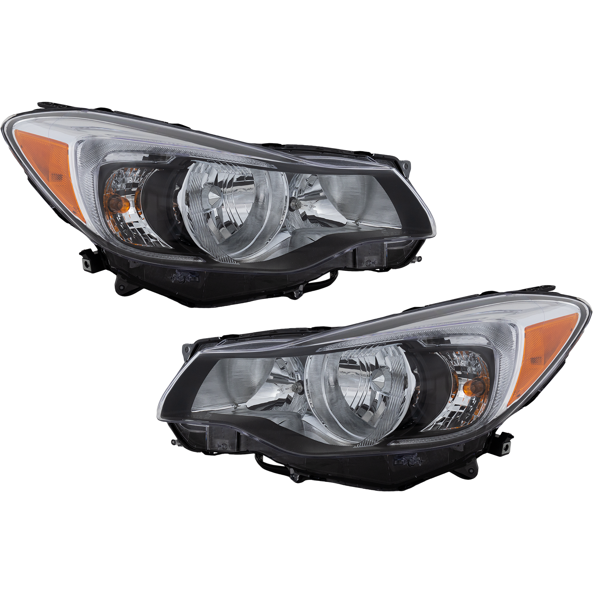 Driver and Passenger Side Headlights, with Bulbs, Halogen, with wiring harness - Image 2