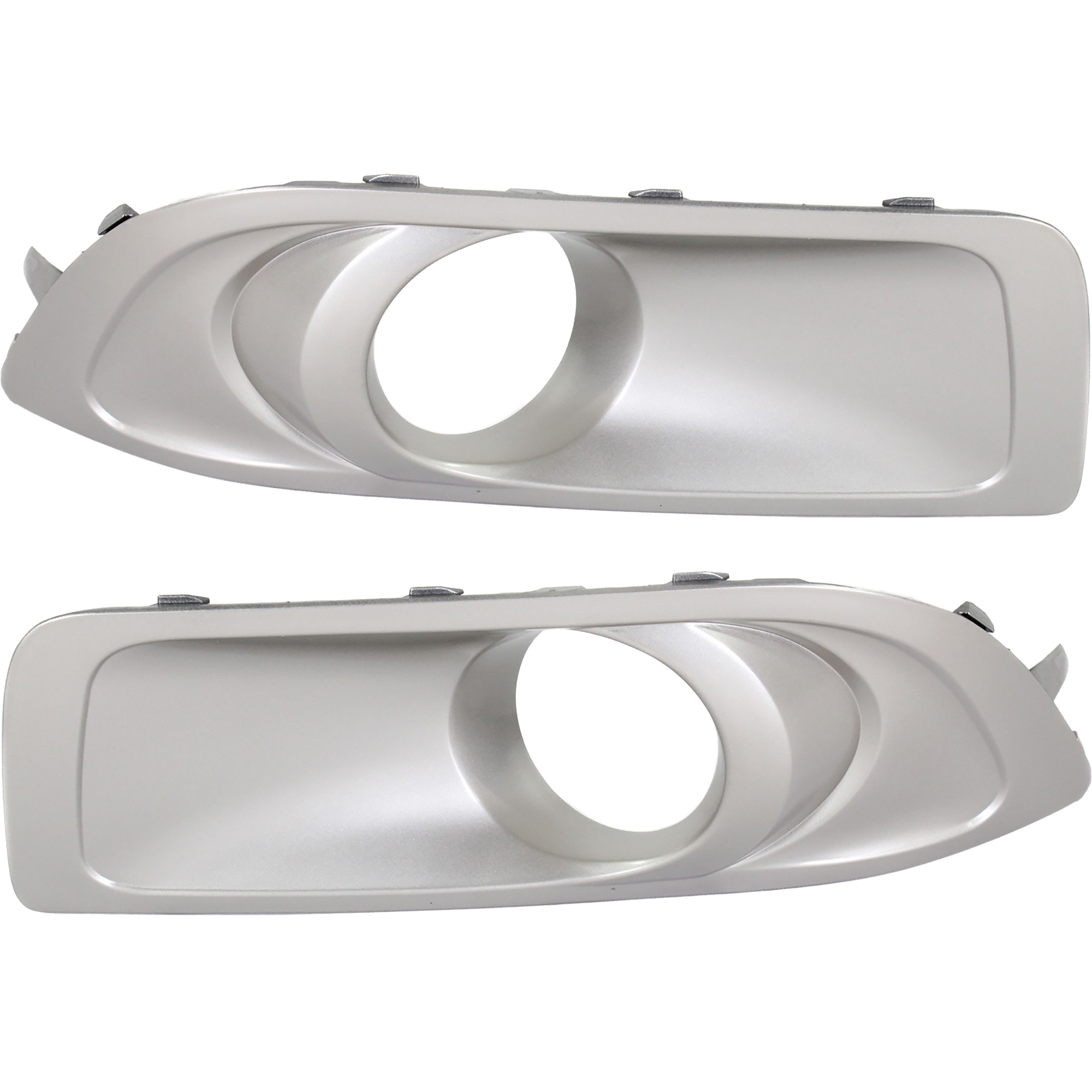 Front, Driver and Passenger Side Fog Light Trims, Primed - Image 2
