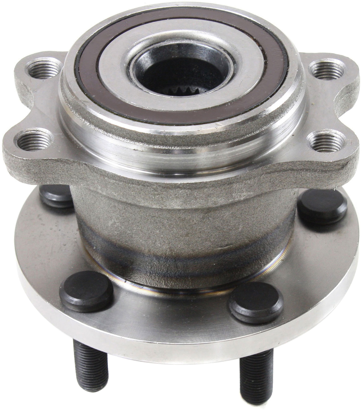 Rear, Driver and Passenger Side Wheel Hub, 5 Lugs, With Bearing, AWD - Image 2