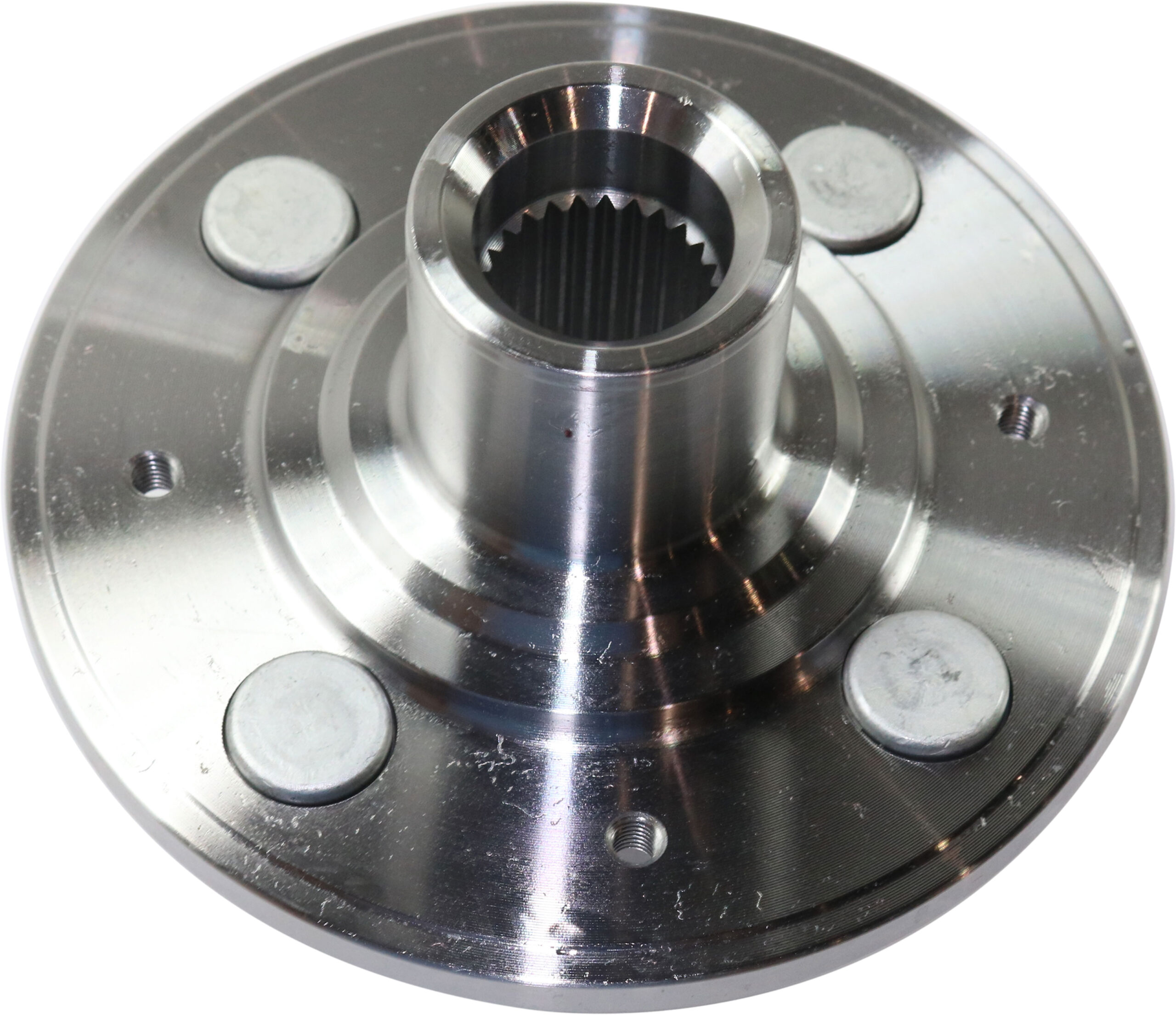 2-Wheel Set Front, Driver and Passenger Side Wheel Hubs, without Bearing, 4 x 3.94 in. Bolt Pattern - Image 3