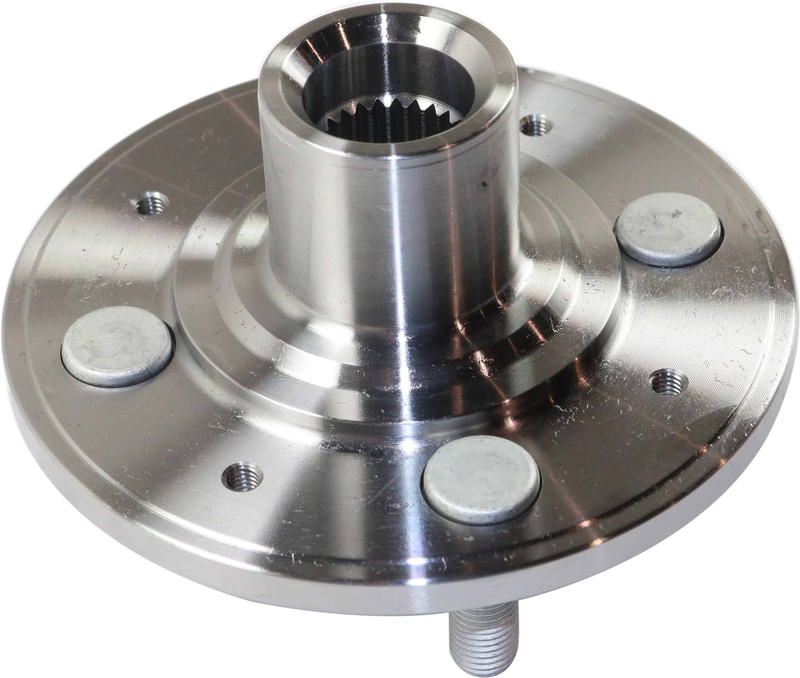 2-Wheel Set Front, Driver and Passenger Side Wheel Hubs, without Bearing, 4 x 3.94 in. Bolt Pattern - Image 5