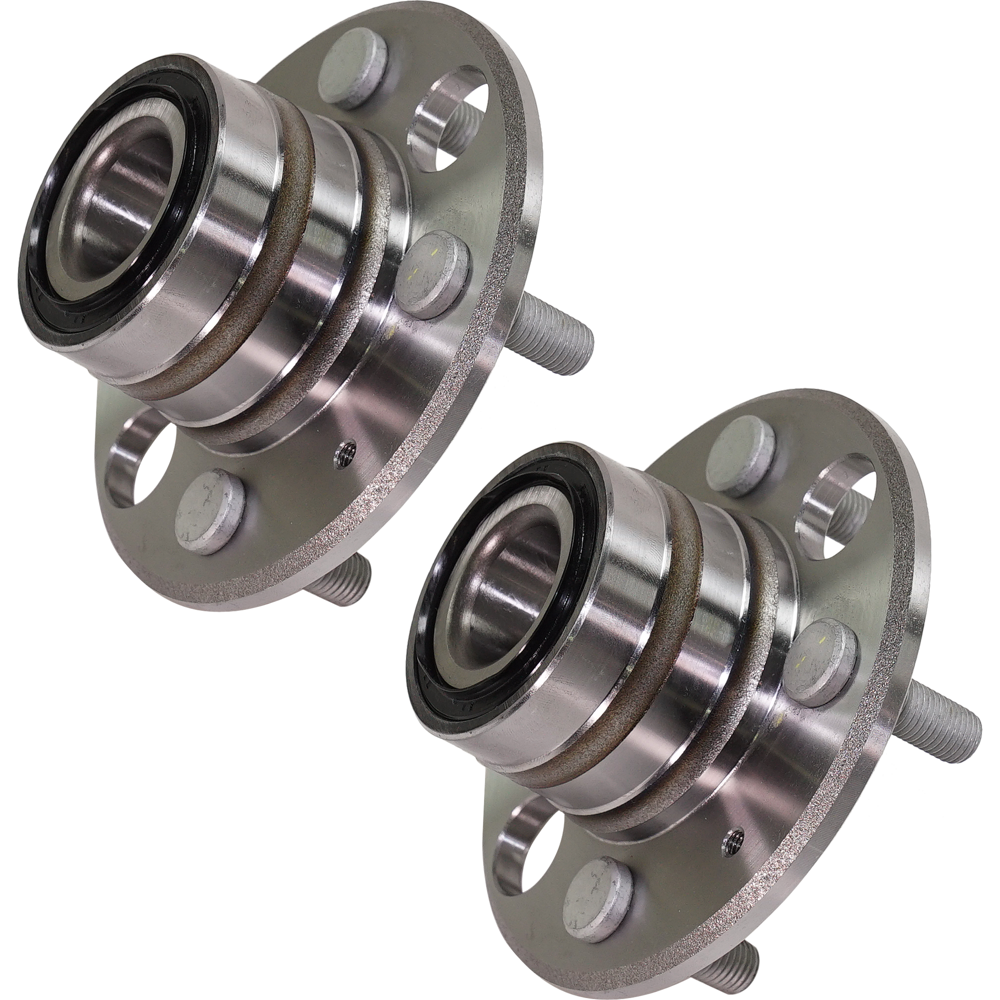 Rear, Driver and Passenger Side Wheel Hub, 4 Lugs, With Bearing - Image 2