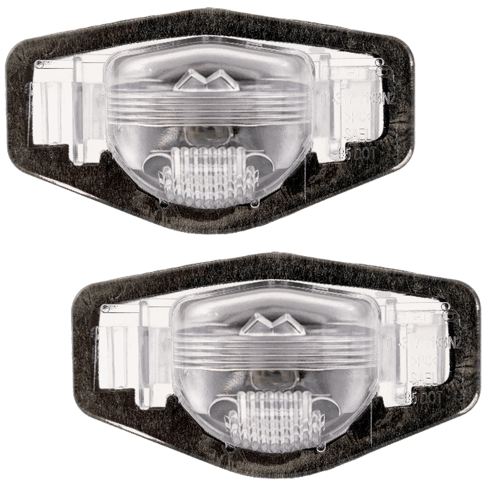 Rear, Driver and Passenger Side License Plate Lights, CAPA CERTIFIED - Image 2