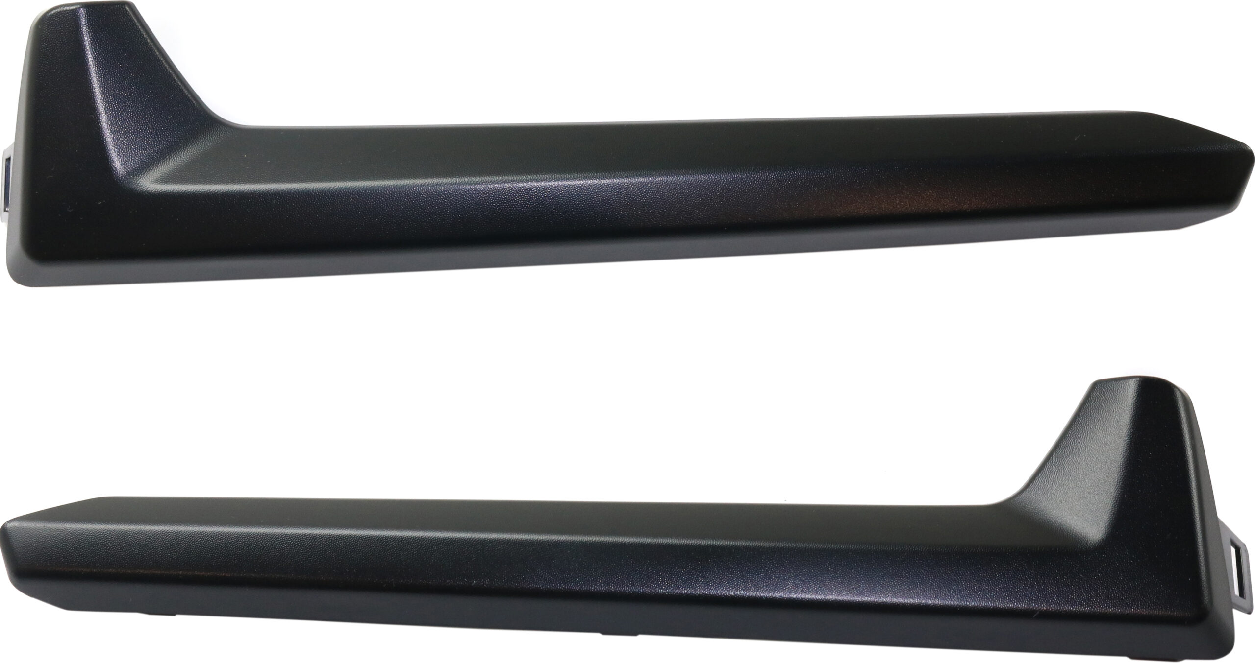 Front, Driver and Passenger Side Bumper Trim, Textured Black