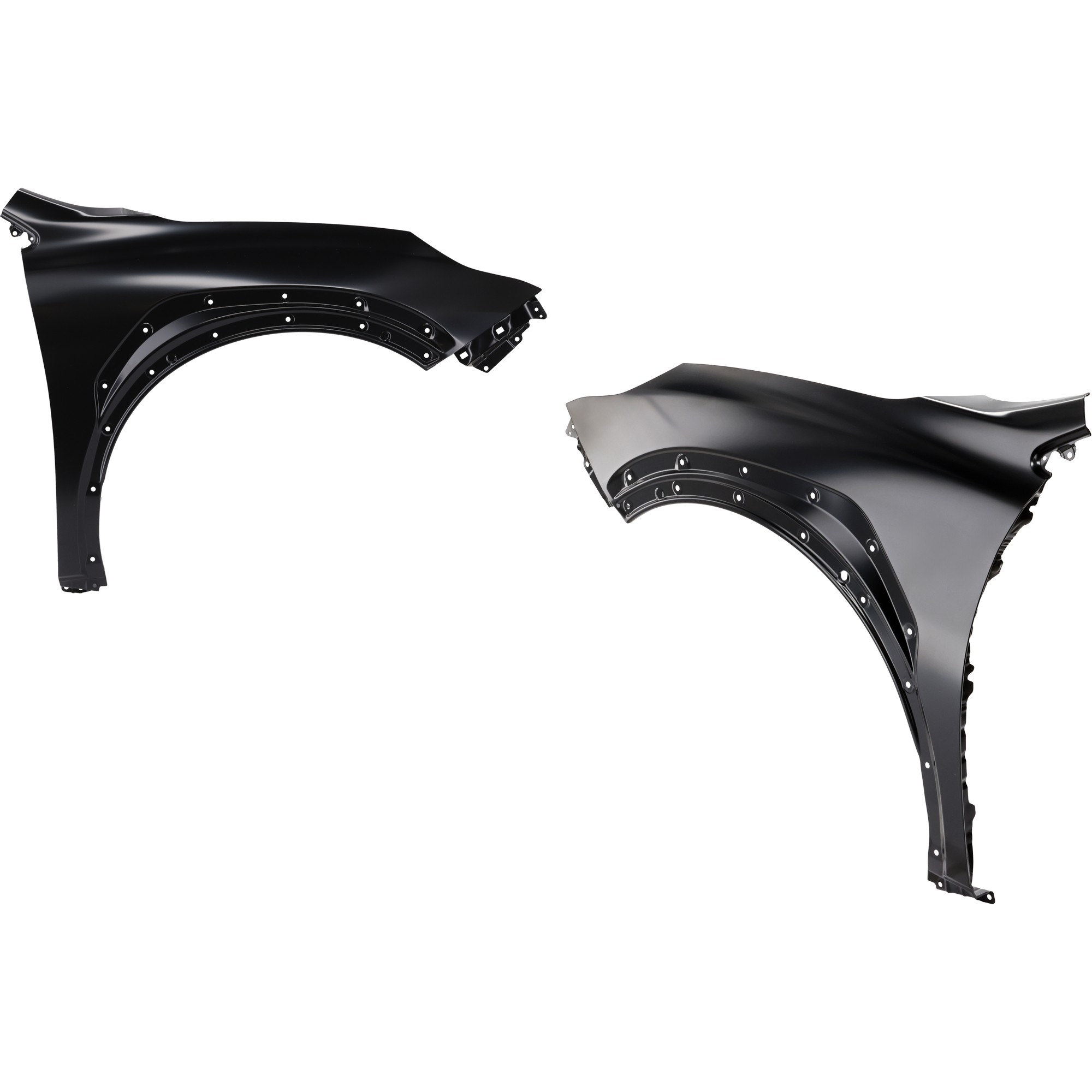 Front, Driver and Passenger Side Fenders, Steel, Primed, CAPA CERTIFIED