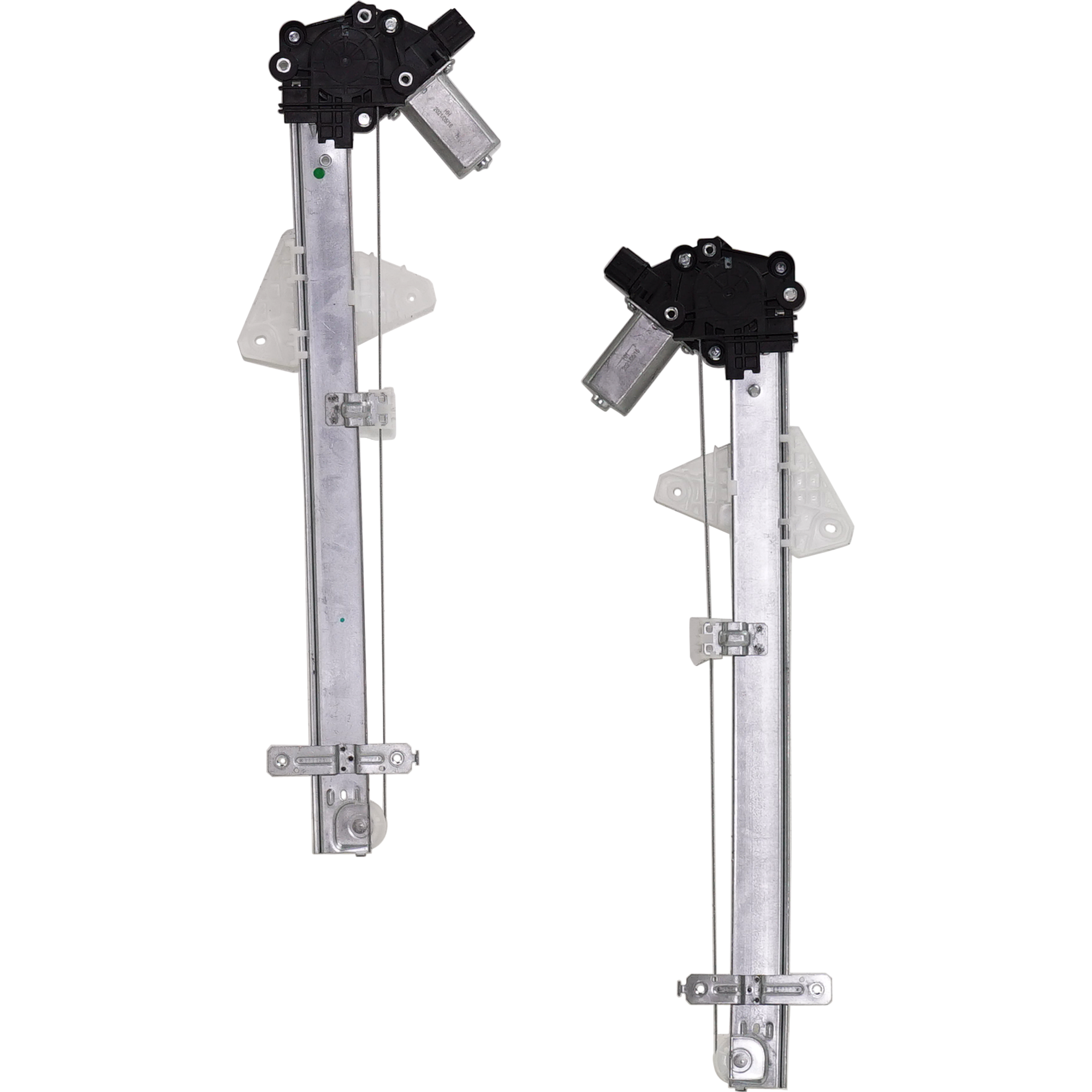 Front, Driver and Passenger Side Power Window Regulator, With Motor - Image 2