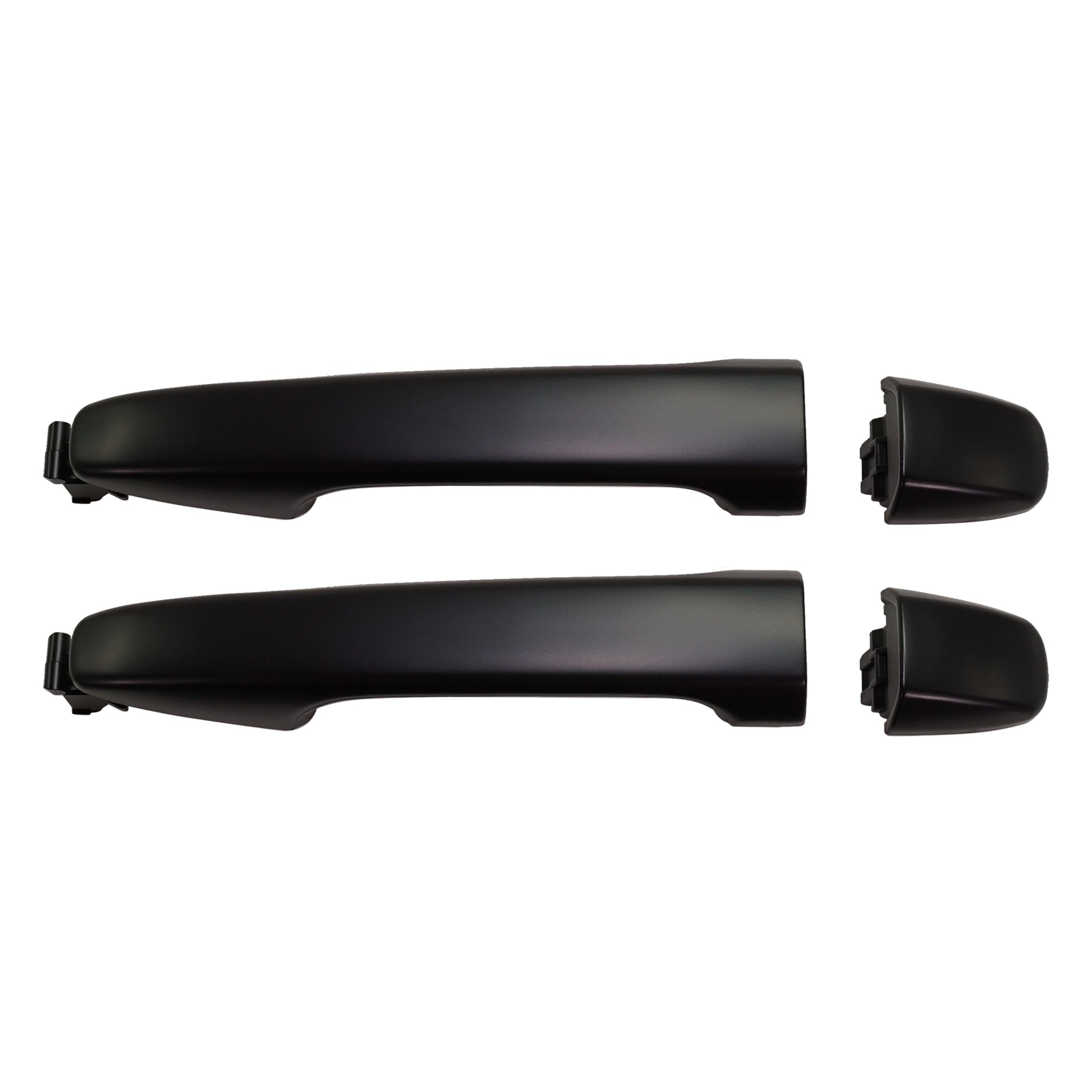 Rear, Driver and Passenger Side Primed Exterior Door Handle, Without Key Hole