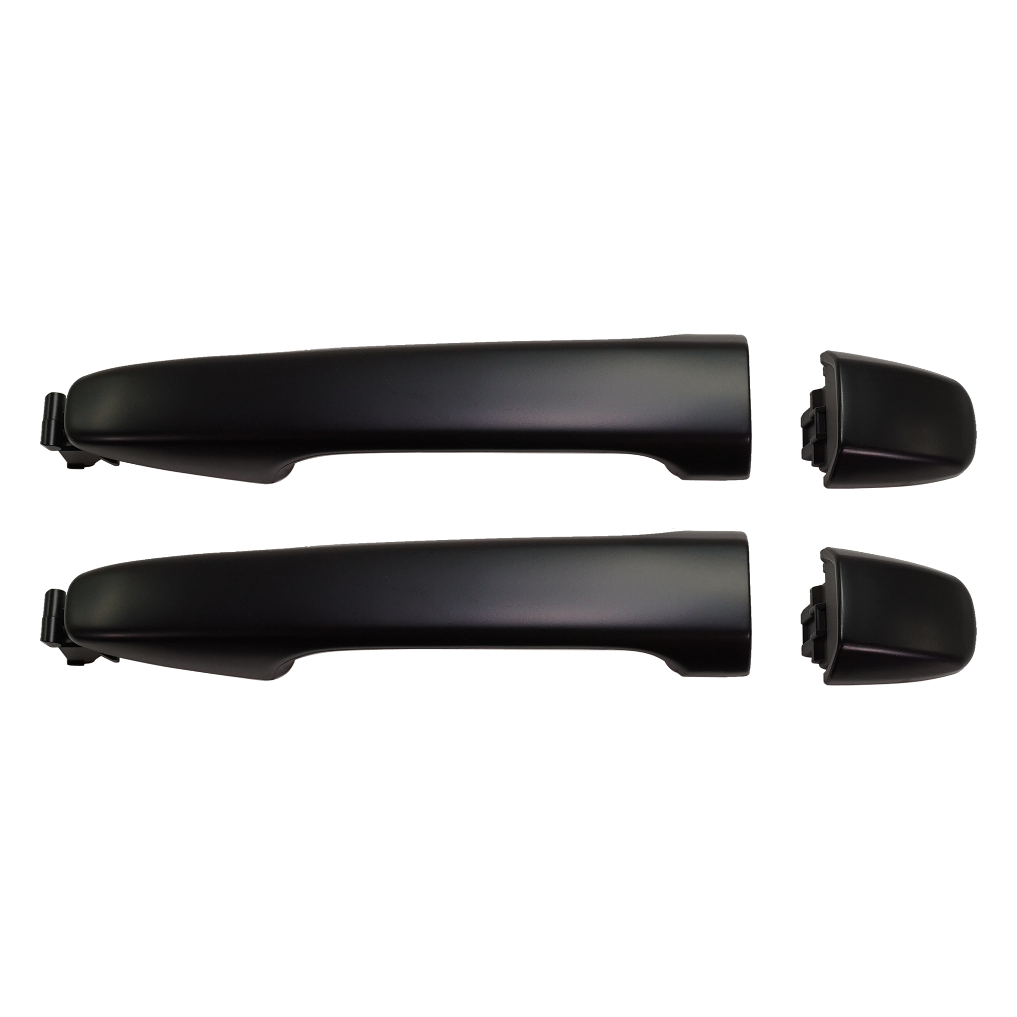 Rear, Driver and Passenger Side Primed Exterior Door Handle, Without Key Hole - Image 2