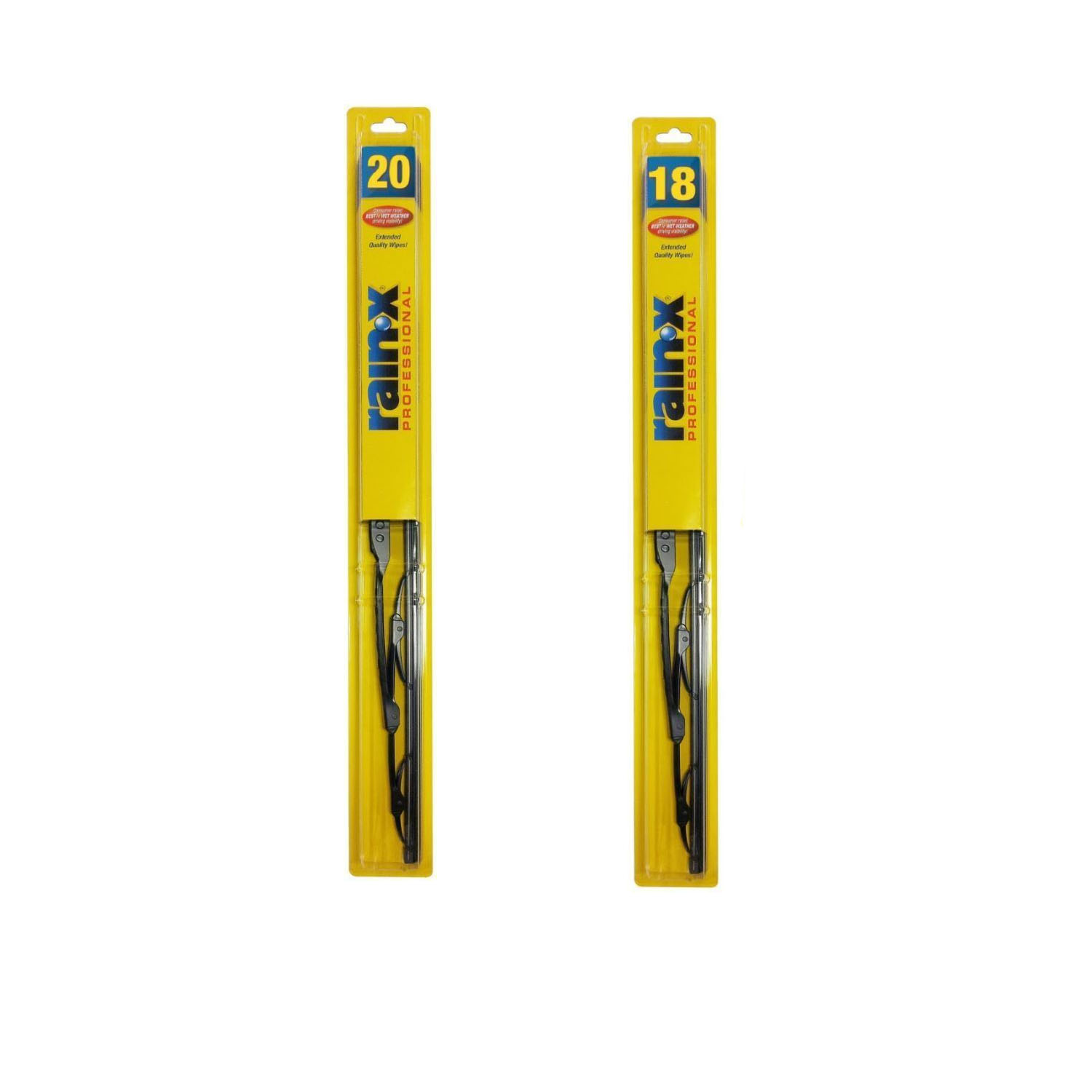 SET-RX30118-F Front Professional Series Wiper Blades, Driver Side - 20 in.; Passenger Side - 18 in.