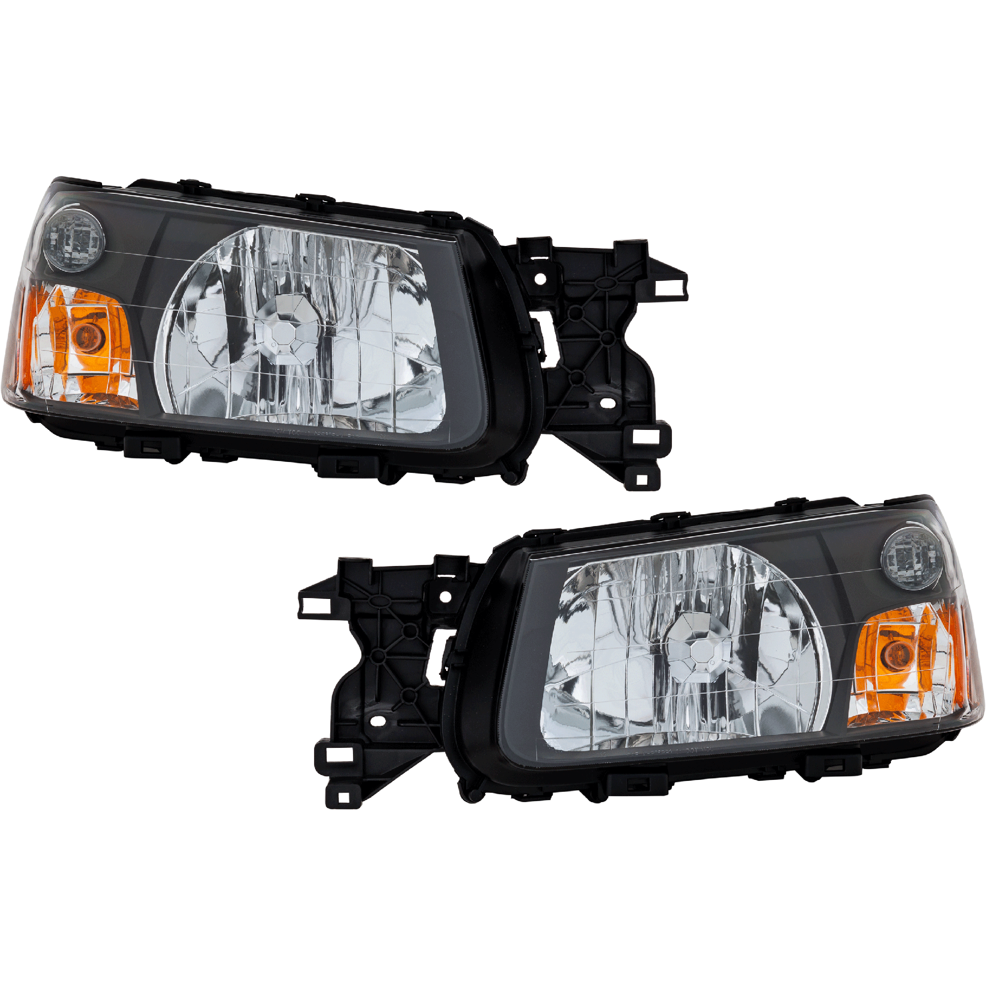 Driver and Passenger Side Halogen Headlight, With bulb(s), OE Comparable Finish - Image 2